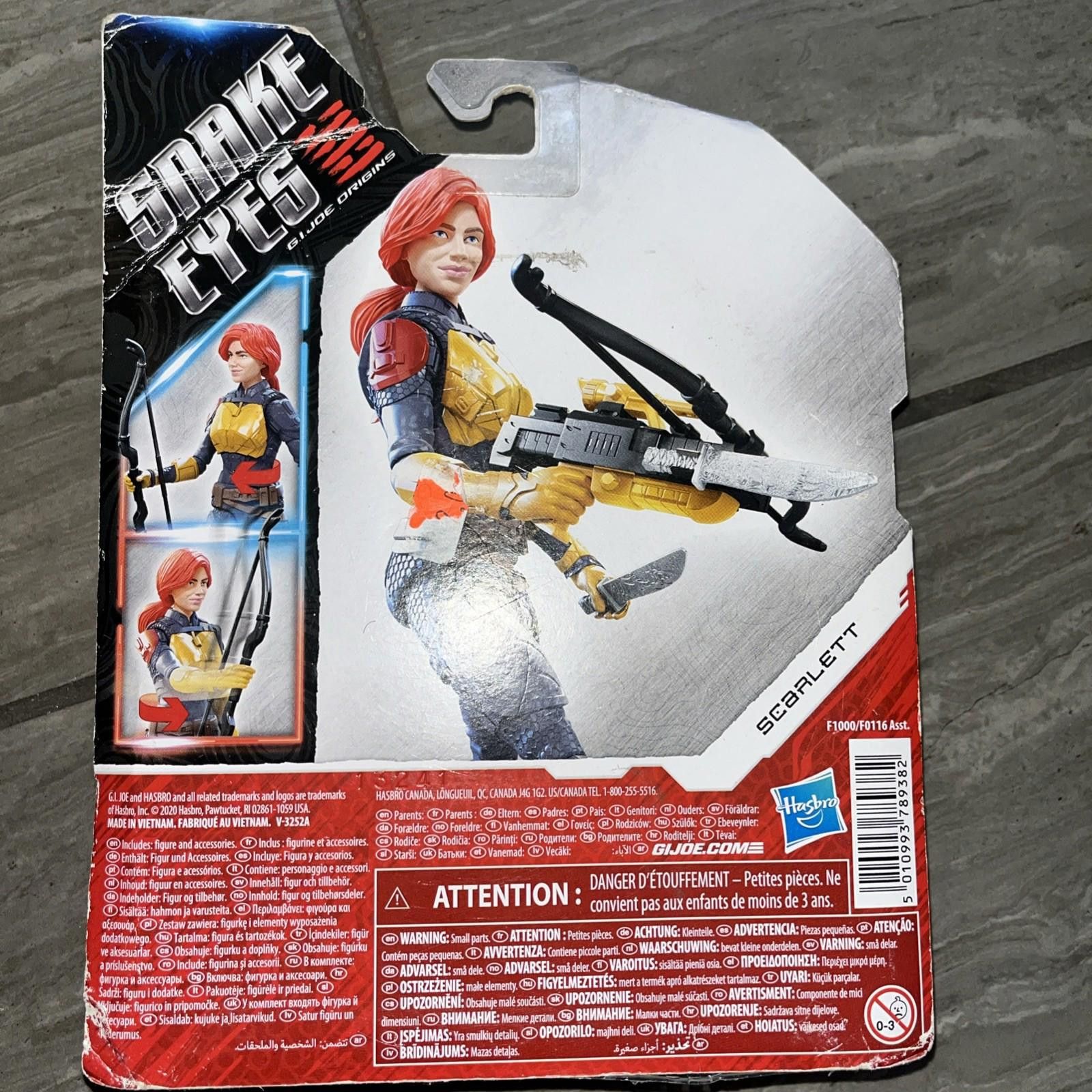 Other Scarlett G.I. Joe Origins Snake Eyes Movie 6 Action Hasbro Size ONE SIZE - 3 Thumbnail