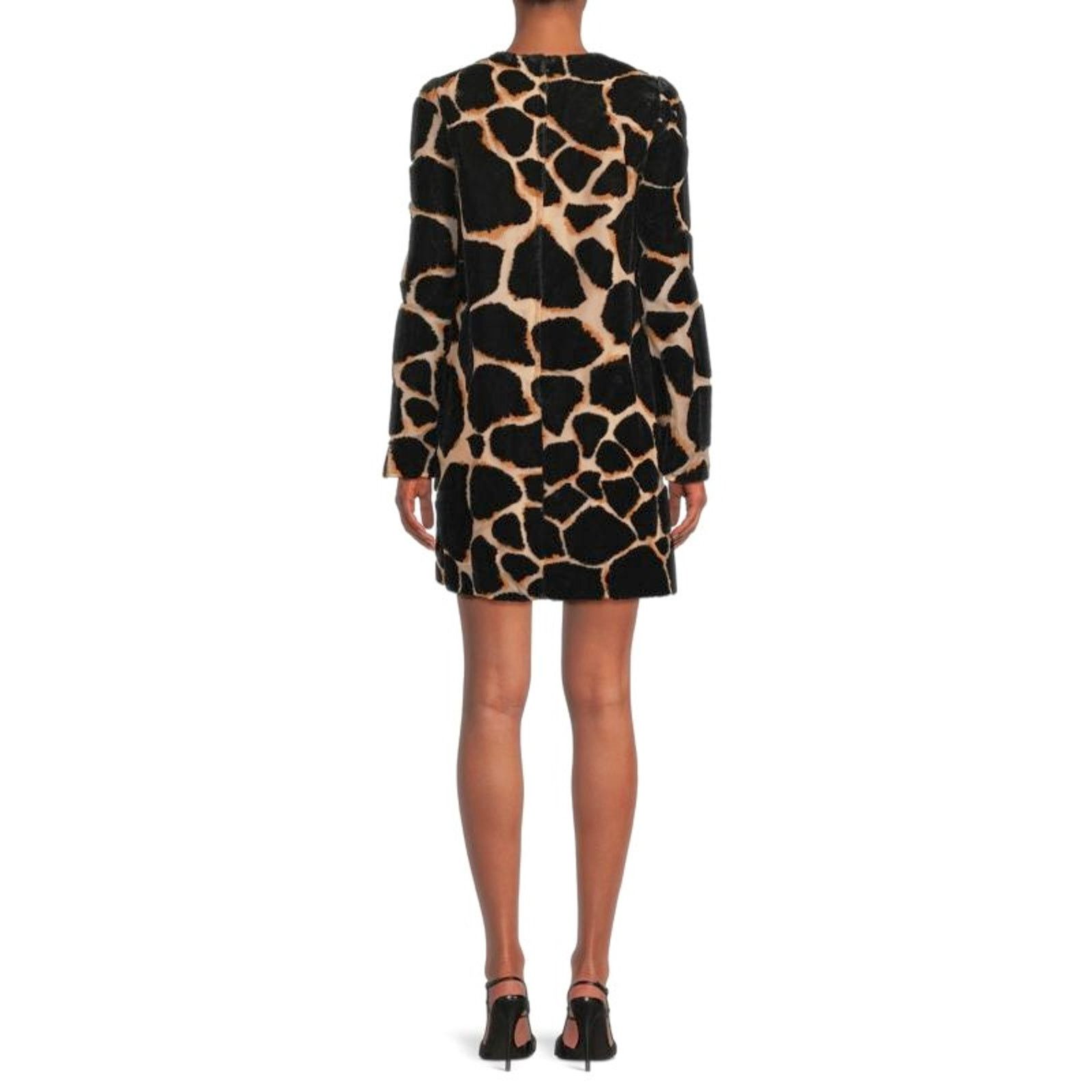 Dolce & Gabbana DOLCE & GABBANA Runway Giraffe Print Mini Dress Brown 42 Size M / US 6-8 / IT 42-44 - 6 Thumbnail