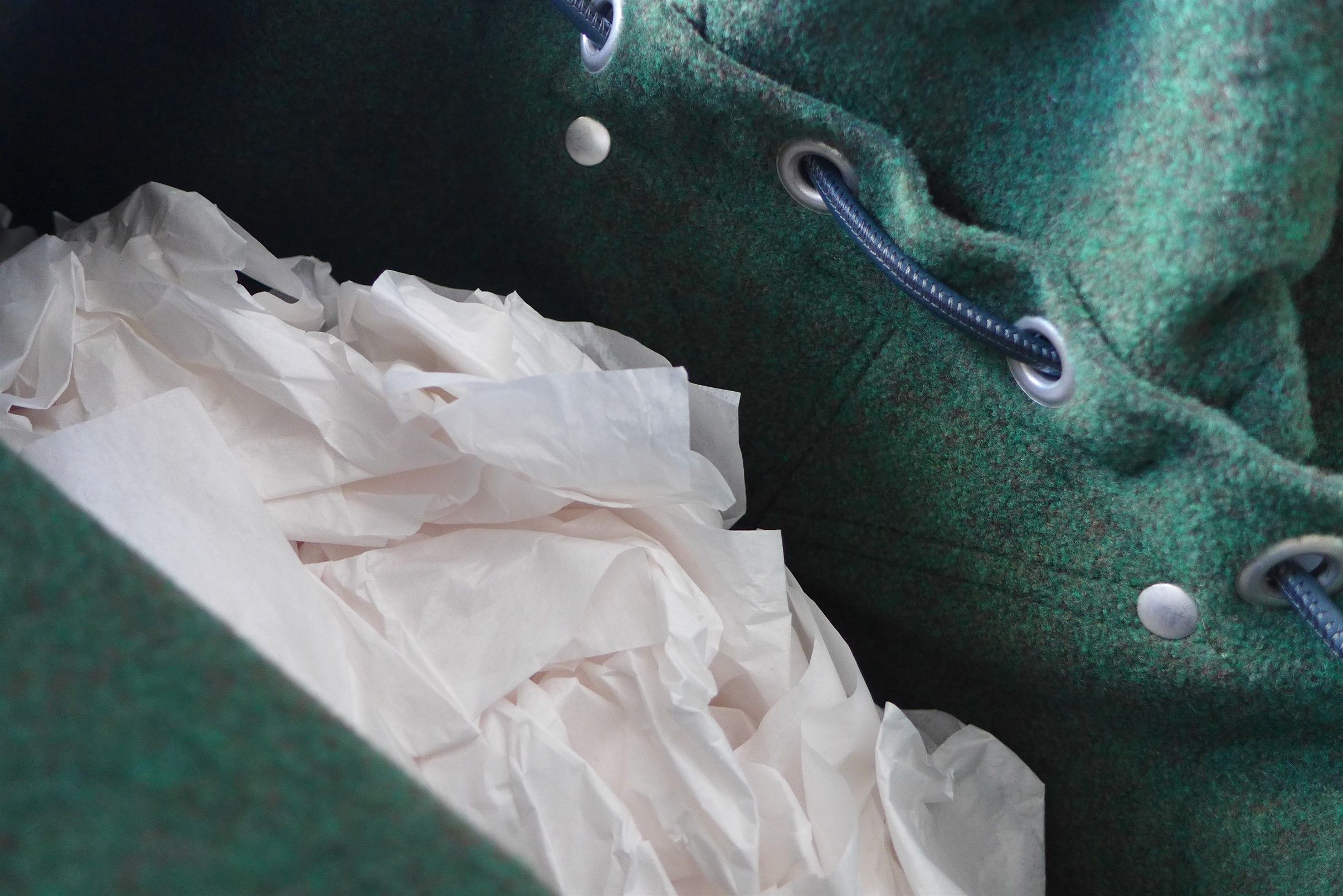 Maison Margiela Margiela FW21 Backpack - Green Felt & Calf Leather Size ONE SIZE - 14 Thumbnail