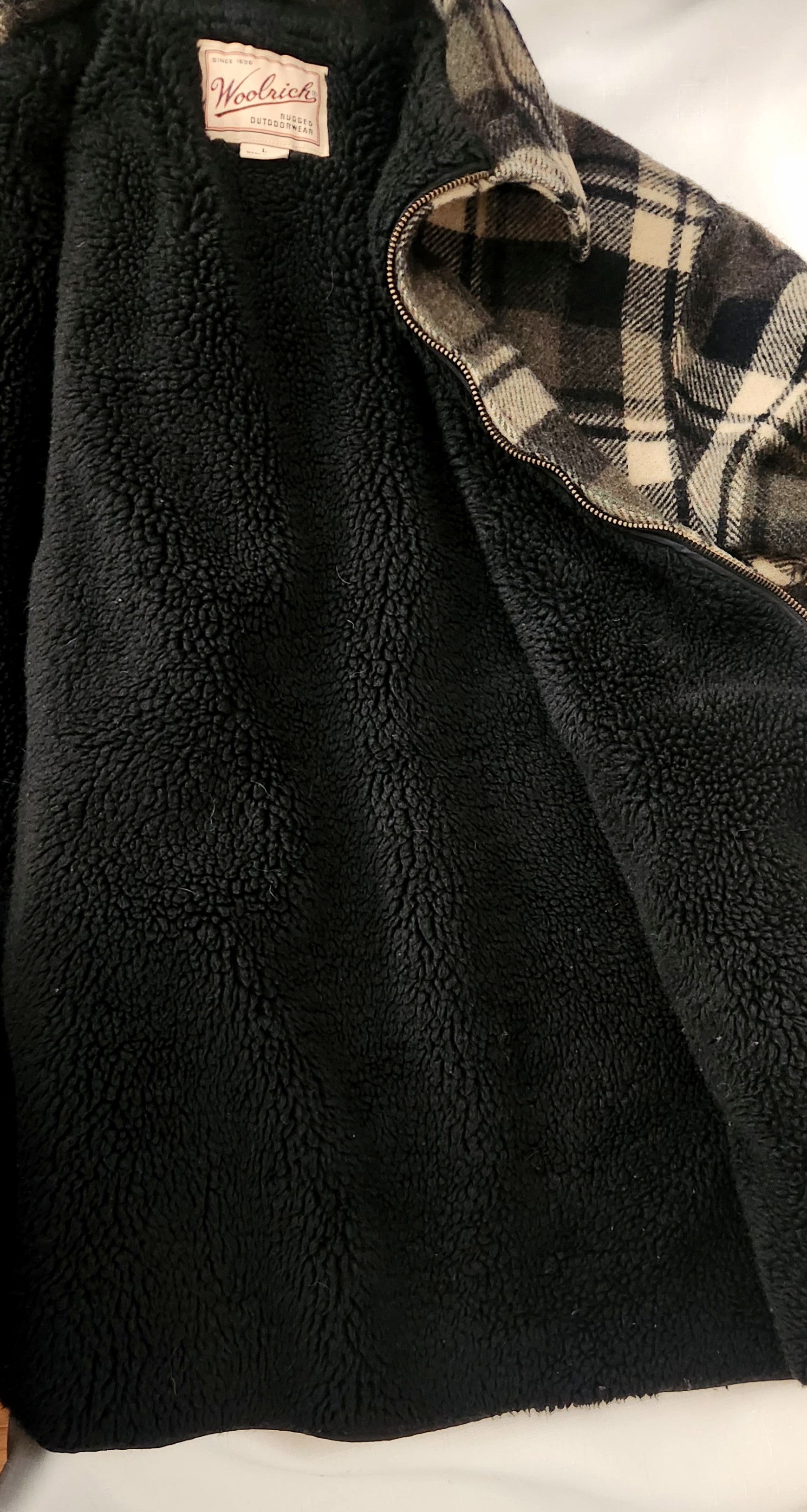 Vintage × Woolrich Woolen Mills Woolrich True Vintage Jacket Large Plaid Wool Sherpa lined Size US L / EU 52-54 / 3 - 10 Thumbnail