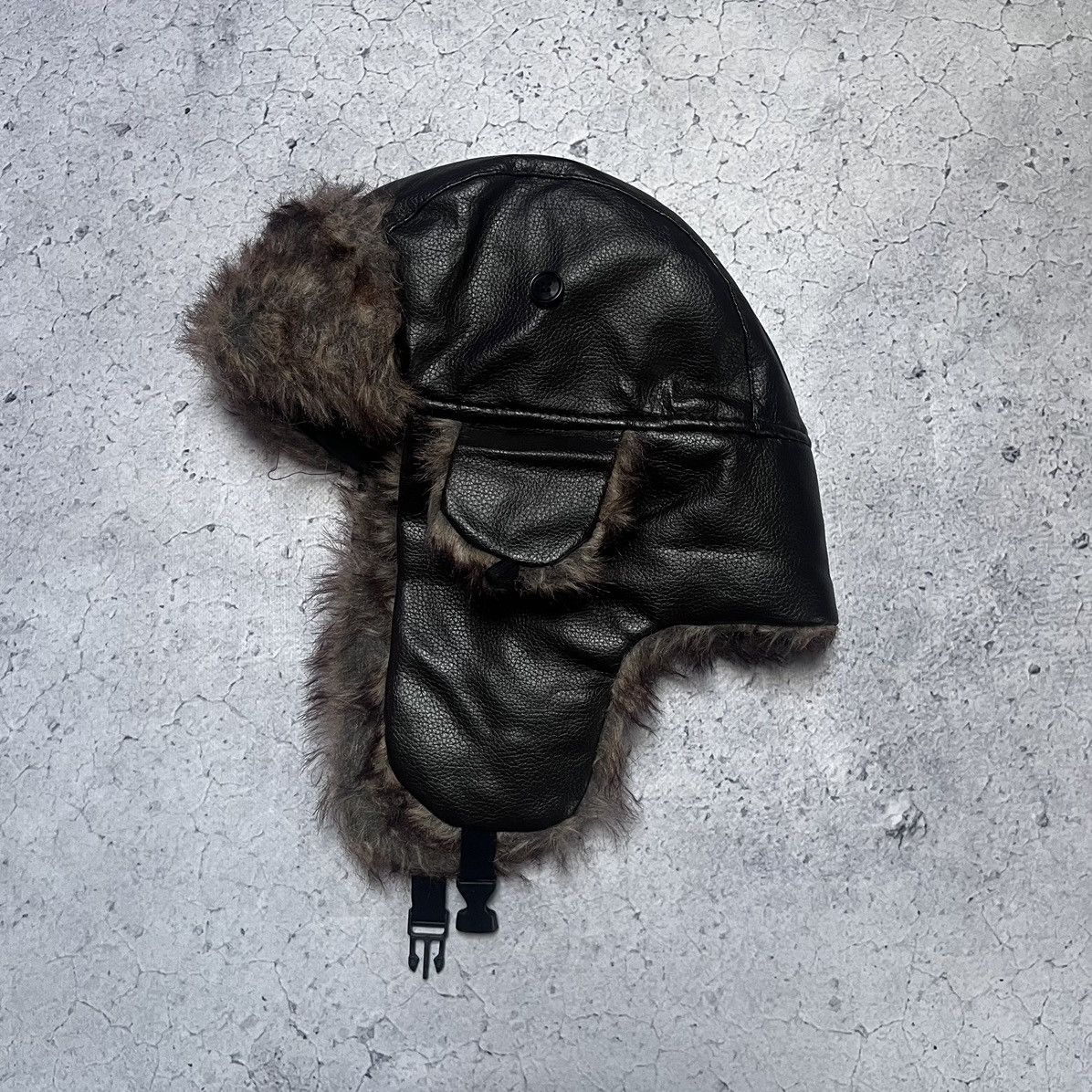 If Six Was Nine × Japanese Brand Vintage Streetwear Unisex Faux Fur Leather Fashion Ushanka Size ONE SIZE - 3 Thumbnail