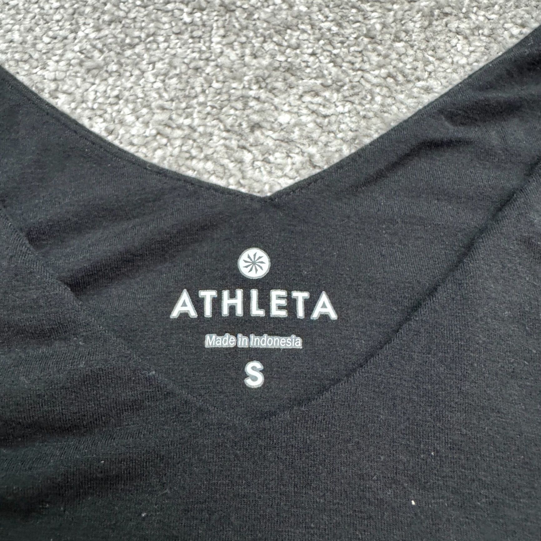 Athleta Athleta Sleeveless A-Line Tank Dress Womens Small Black V-Neck Modal Stretch Dress Size S / US 4 / IT 40 - 4 Thumbnail