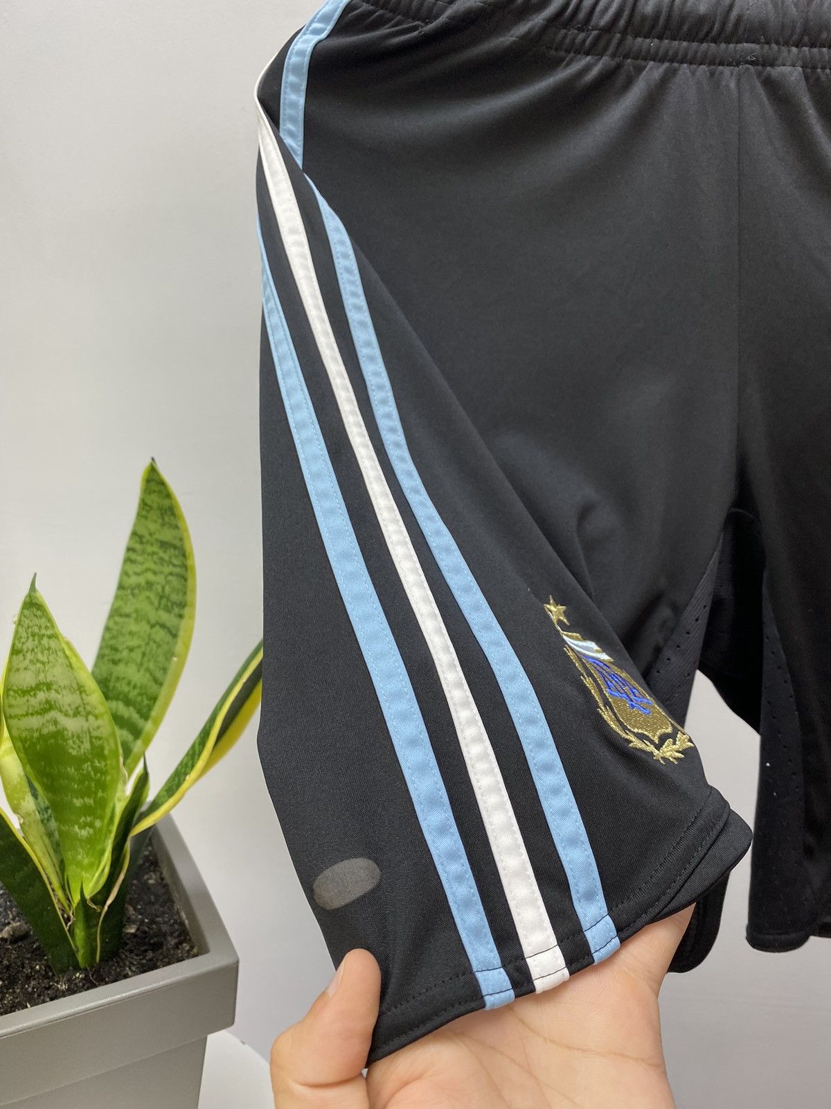 Adidas × Other × Vintage Adidas Soccer Shorts Argentina Home Kit Size US 30 / EU 46 - 6 Thumbnail