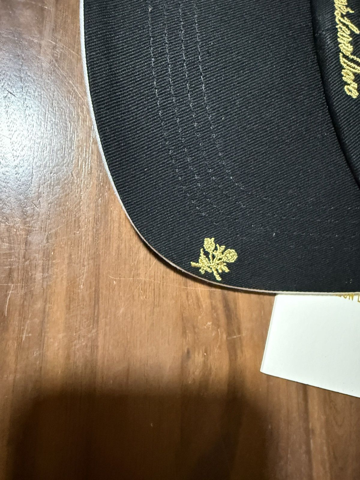 Aime Leon Dore Aime Leon Dore ALD / Olympiacos F.C. Logo Hat Jet Black Size ONE SIZE - 6 Thumbnail