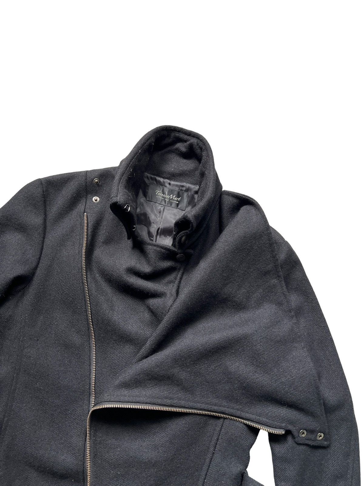 Tornado Mart Tornado Mart Apocalypse Gothic Wool Belted Trench Coat Size US S / EU 44-46 / 1 - 7 Thumbnail