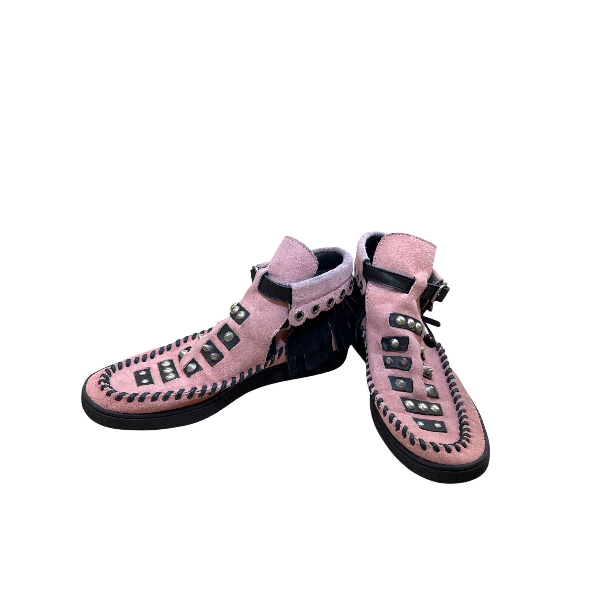 Coach Coach Roccasin Womens Black Leather Studded Moccasin Ankle B Size US 6.5 / IT 36.5 - 2 Thumbnail