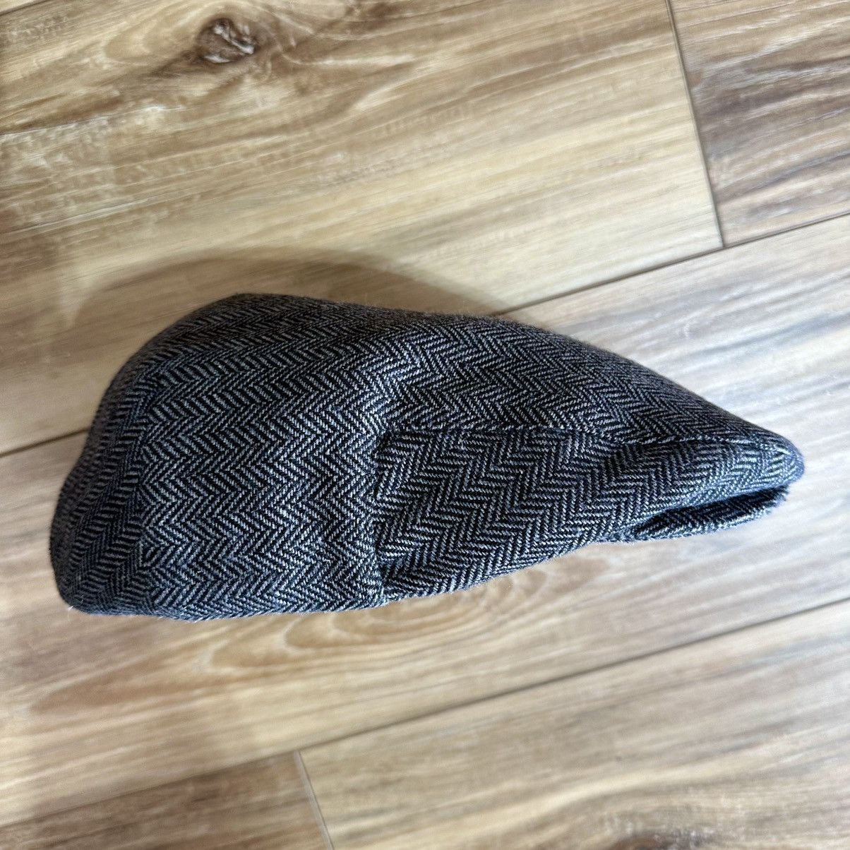 Brixton Brixton Herringbone Hooligan Newsboy Hat Cap, Medium 7.25" Size ONE SIZE - 4 Thumbnail