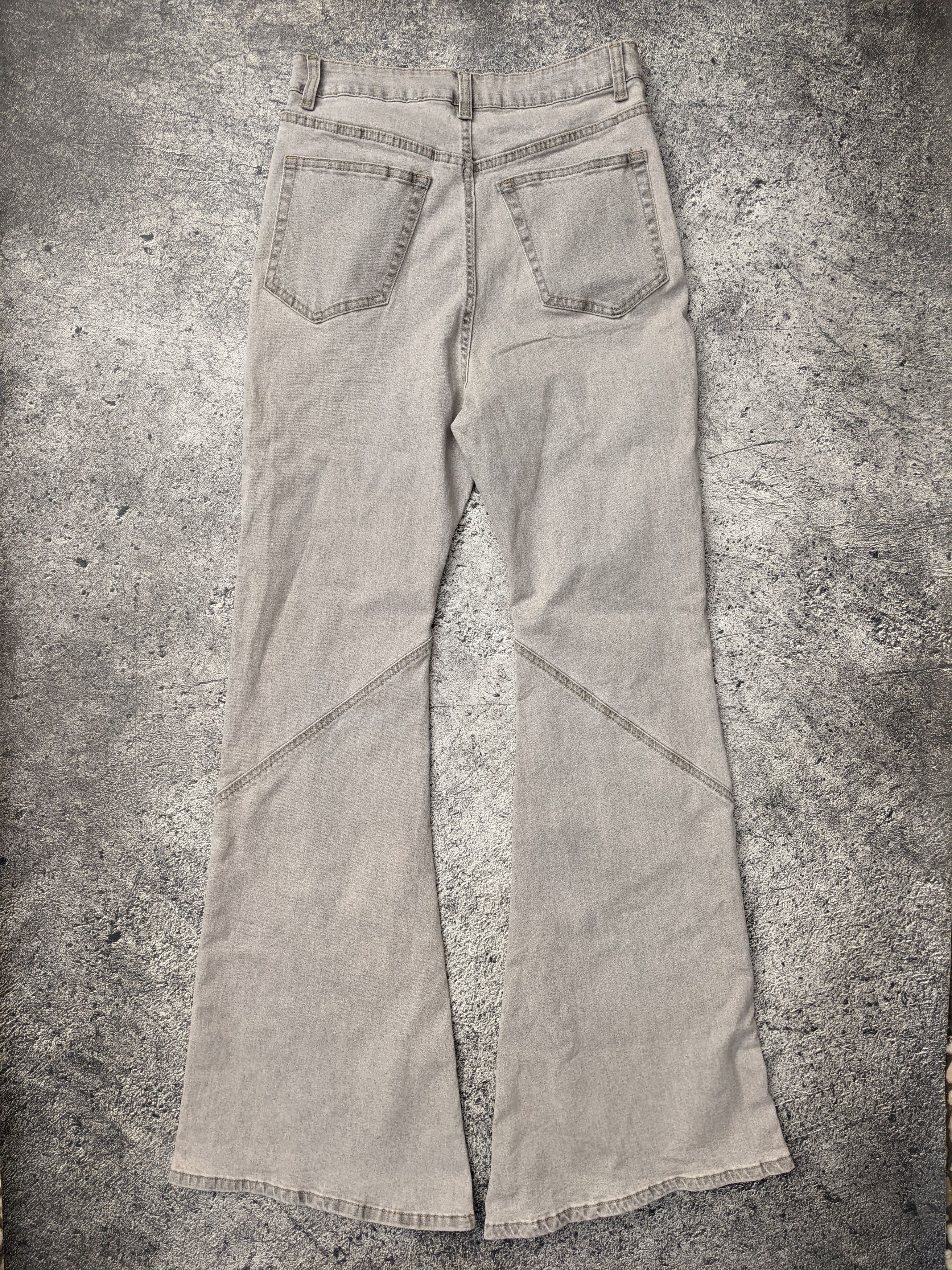 Japanese Brand Super Flare High Wais GOA Style Pants Size US 28 / EU 44 - 4 Thumbnail
