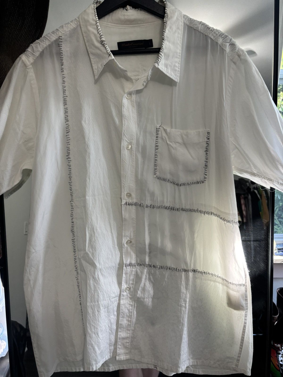 Undercover S/S 03 "Scab" Silk Hand-stitched Button-up Size US L / EU 52-54 / 3 - 2 Thumbnail