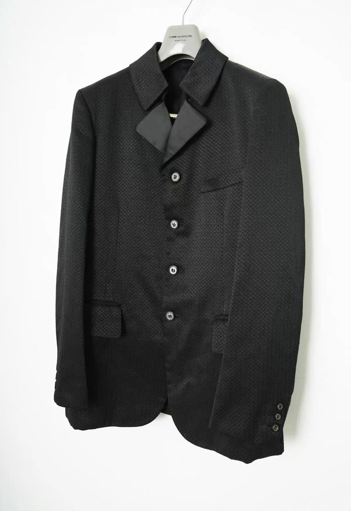 Comme des Garcons Comme des Garçons Jacquard Panel Collar Jacket Size US S / EU 44-46 / 1 - 2 Thumbnail