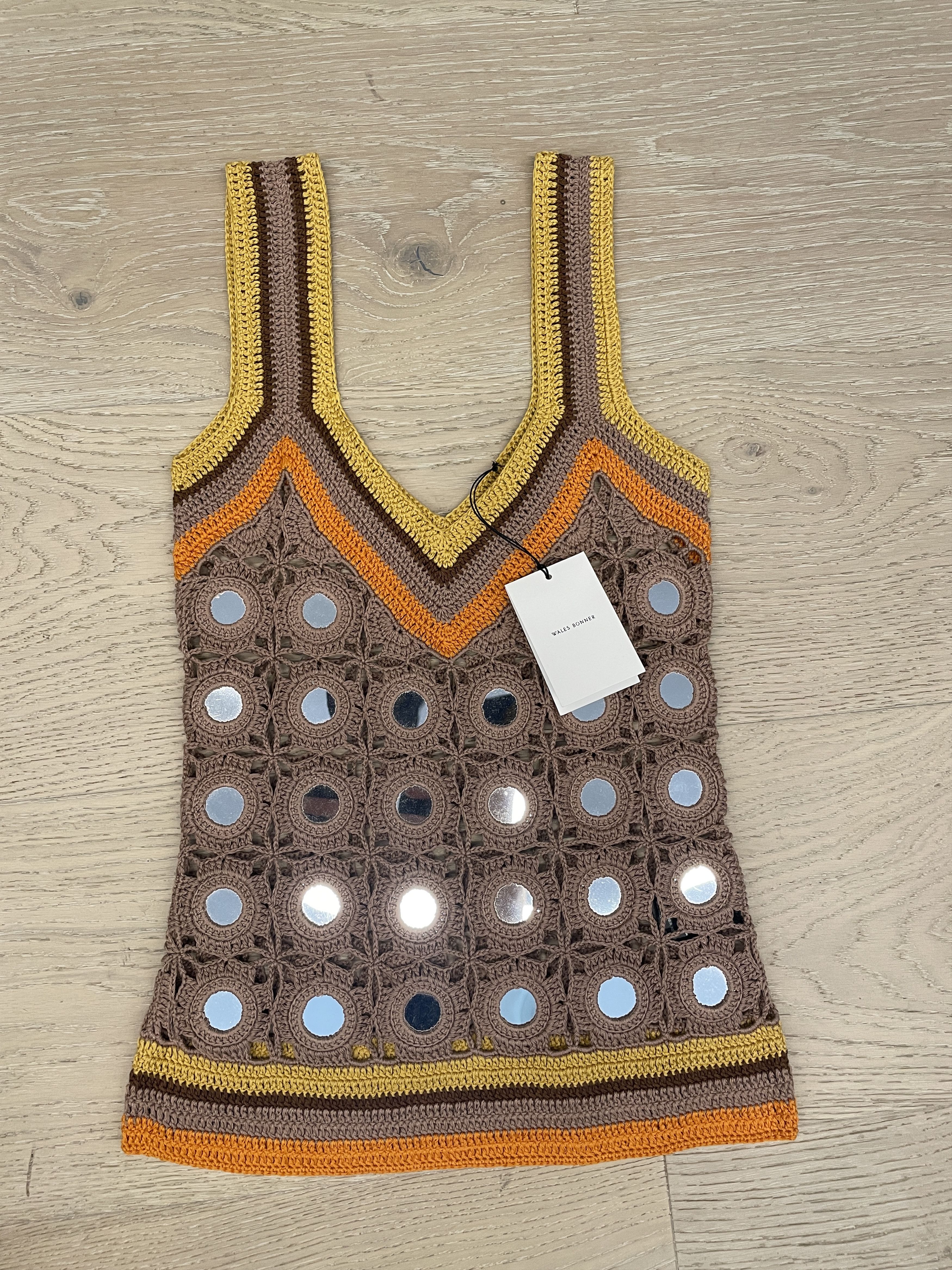 Wales Bonner $750 Wales Bonner Marimba Crochet Top Size S / US 4 / IT 40 - 10 Thumbnail