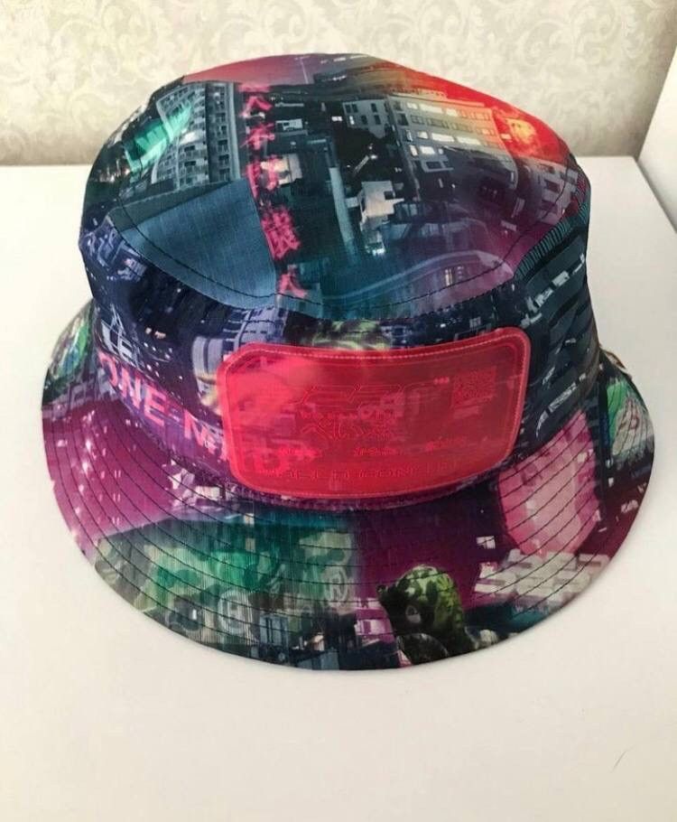 Bape Bape Neon Tokyo Bucket Hat SS20 Size: OS Size ONE SIZE - 4 Thumbnail