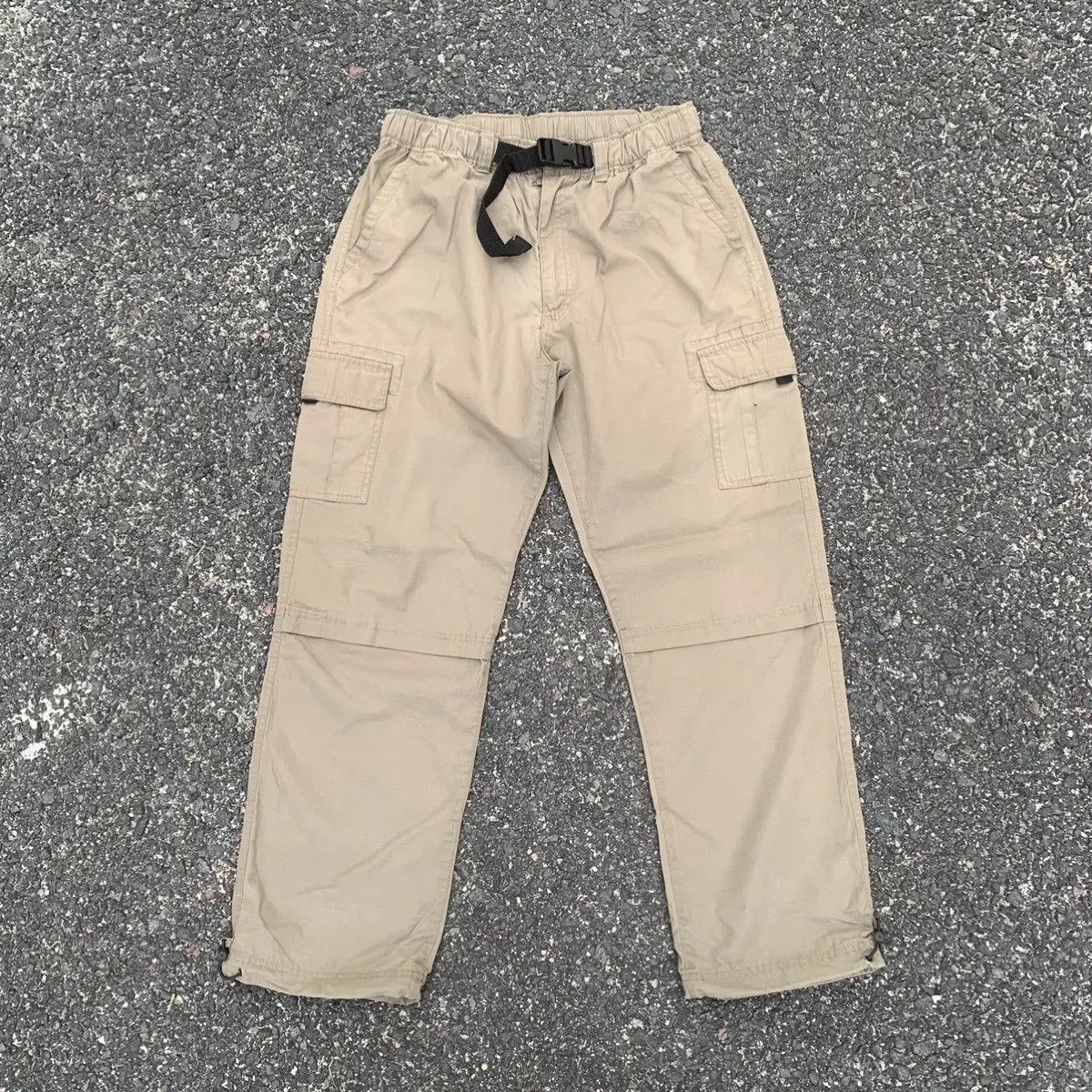 Japanese Brand Baggy Japanese Vintage Spring Waist Double Knee Hiking Pants Size US 33 - 1 Thumbnail
