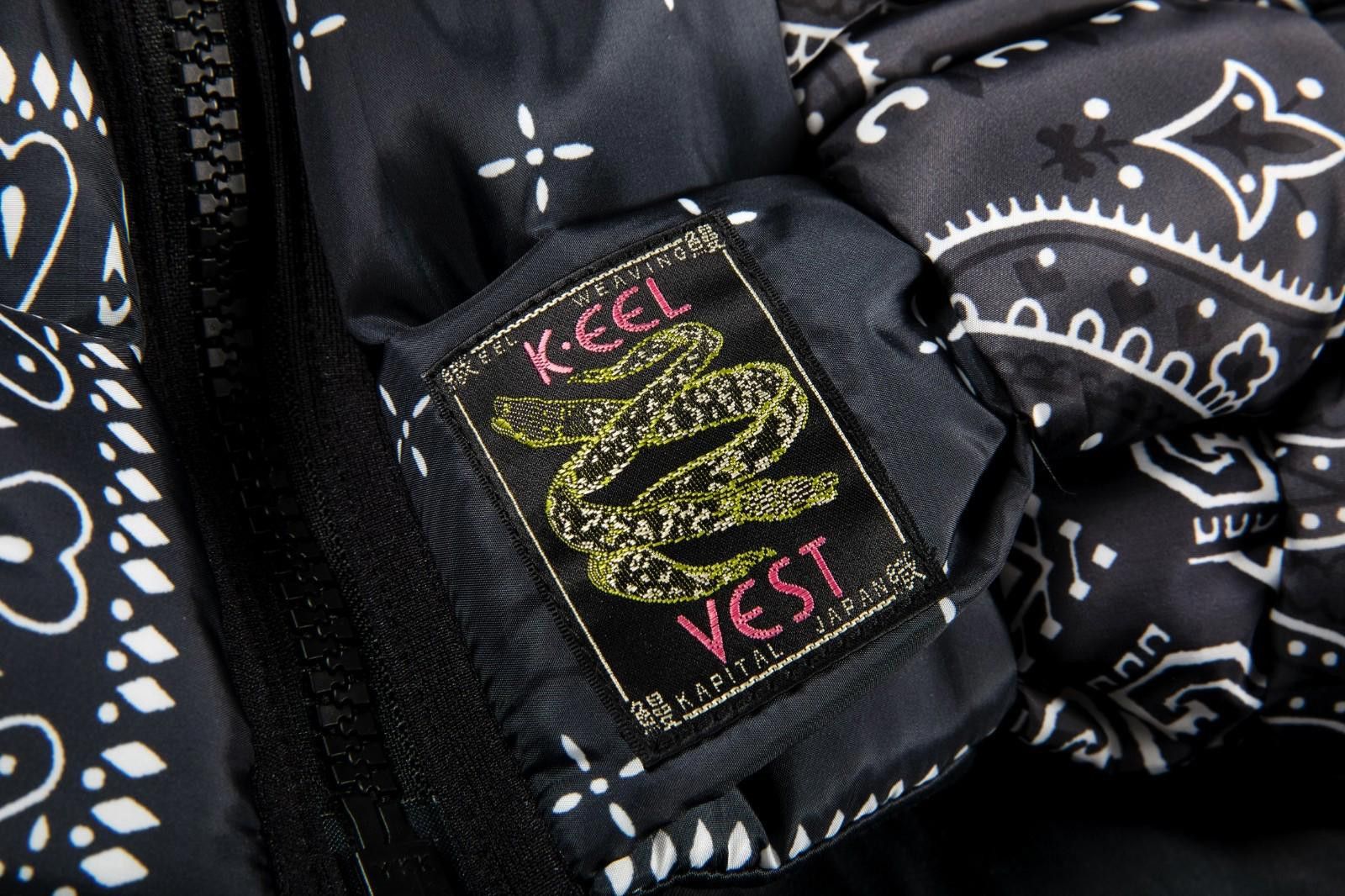 Kapital Kapital Bandana Transfer Nylon Keel Weaving Vest Black 4 Size US XL / EU 56 / 4 - 2 Thumbnail