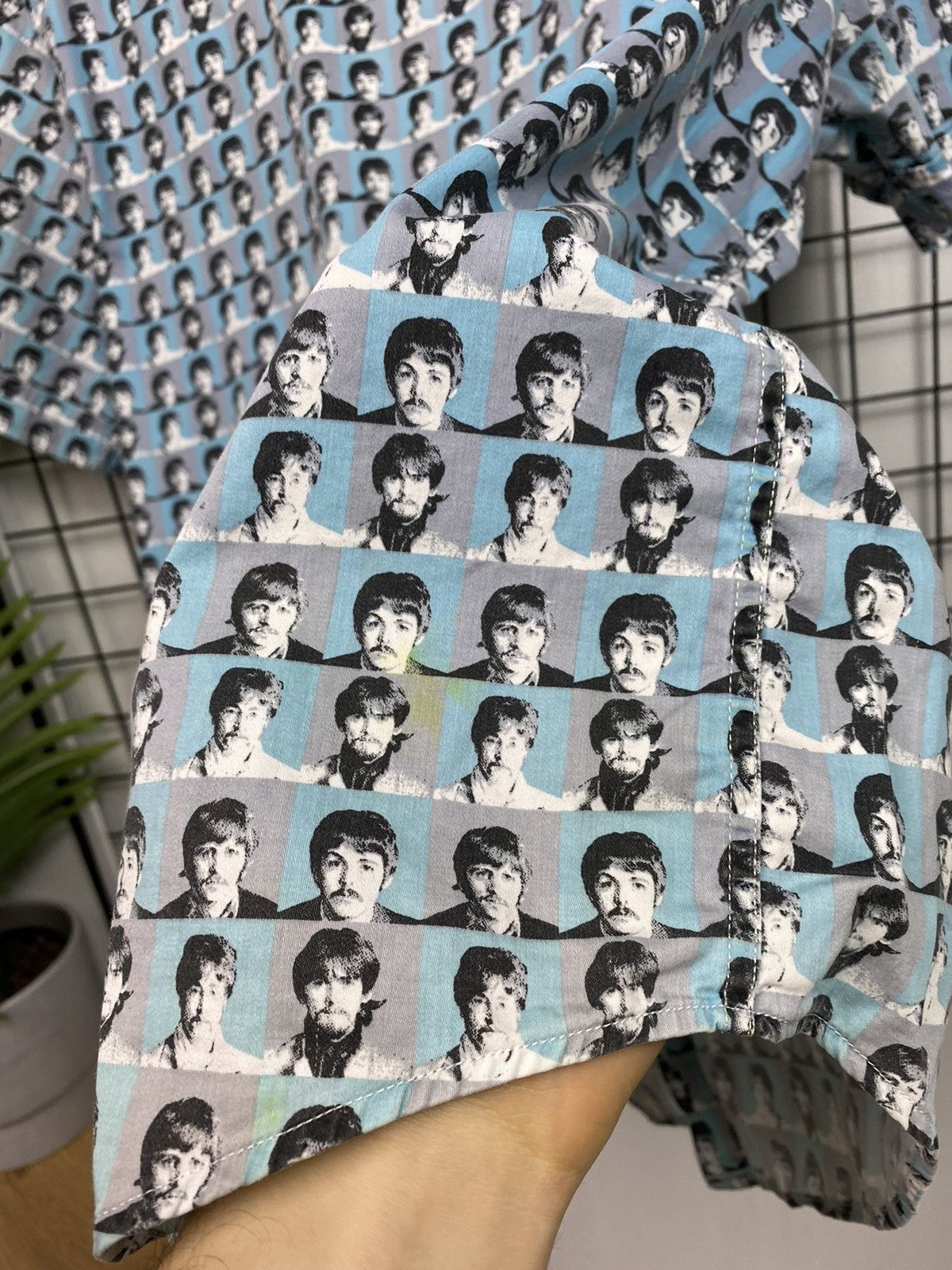 Band Tees The Beatles monogram faces shirt All over print Men oversize Size US XXL / EU 58 / 5 - 17 Thumbnail