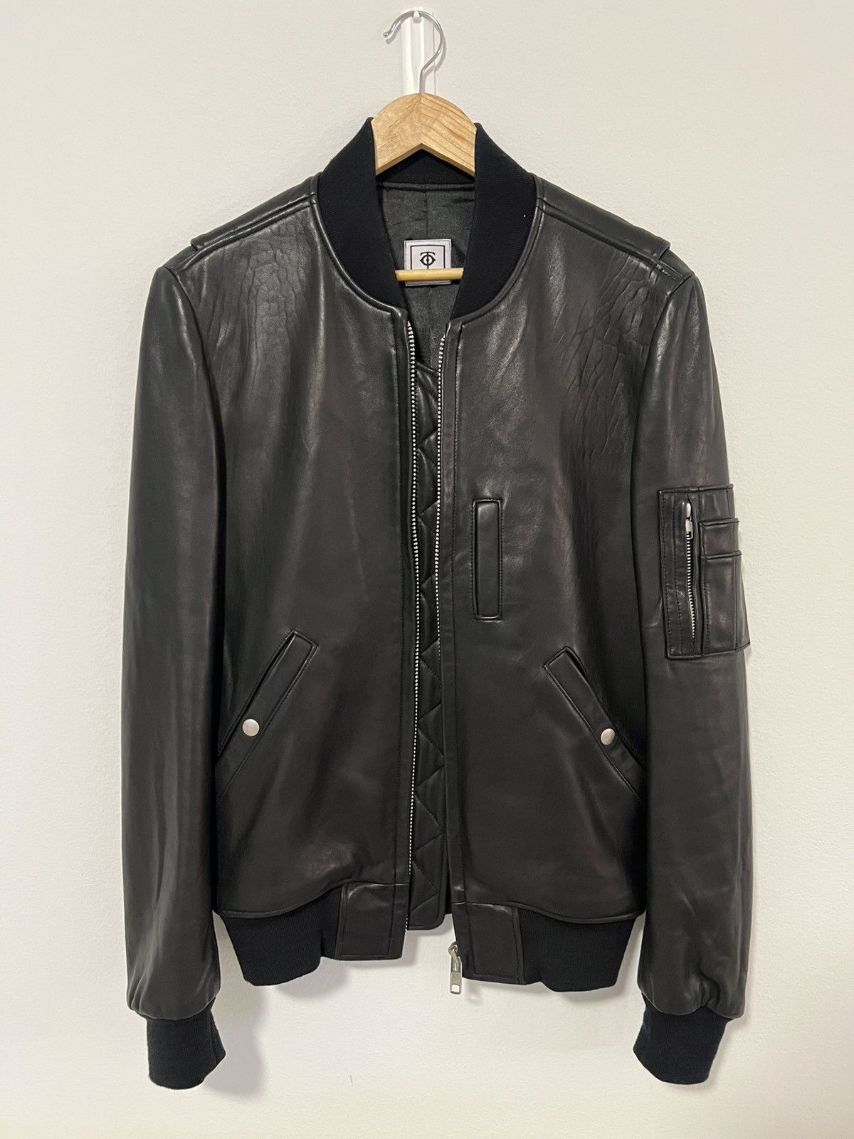 Temple Of Jawnz MA-1 lambskin leather bomber Size US M / EU 48-50 / 2 - 1 Thumbnail