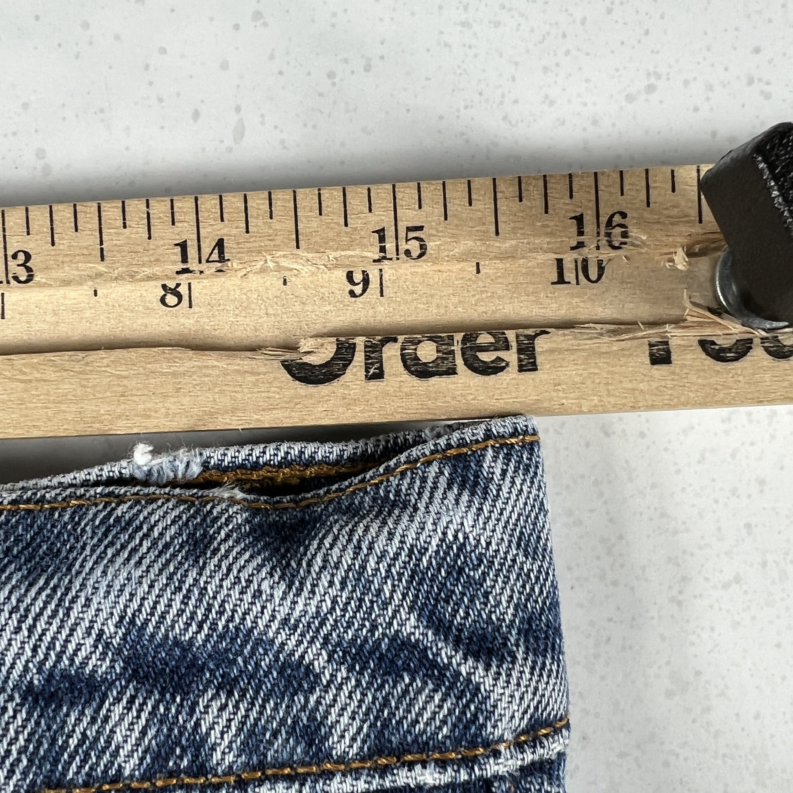 Levi's × Vintage VTG 90s Levi's Jean Shorts 505 Cut Off Frayed Denim Jorts Size US 31 - 17 Thumbnail