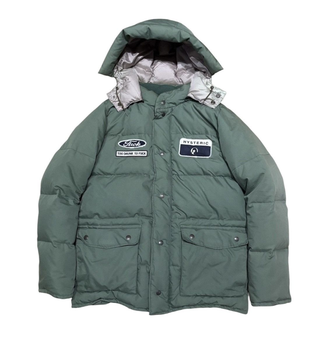 Hysteric Glamour Hysteric Glamour Too Drunk To Fuck Puffer Jacket Size US L / EU 52-54 / 3 - 1 Thumbnail