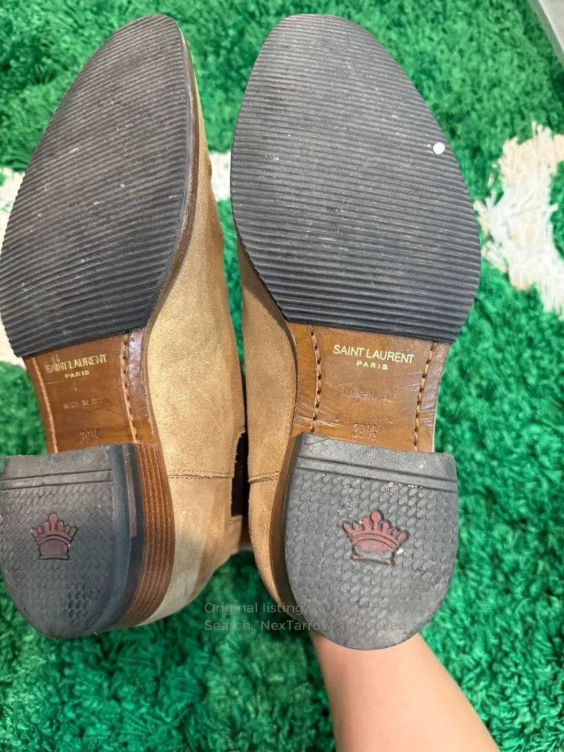 Saint Laurent Paris Saint Laurent Paris Camel Chelsea Boots Size US 9 / IT 39 - 3 Thumbnail