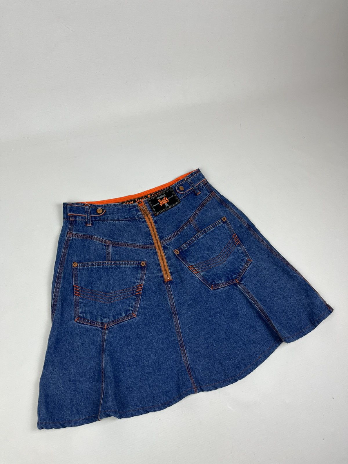 Jean Paul Gaultier × Vintage Vintage Jean Paul Gaultier JPG Skirt Denim Avantgarde Size 26" / US 2 / IT 38 - 3 Thumbnail