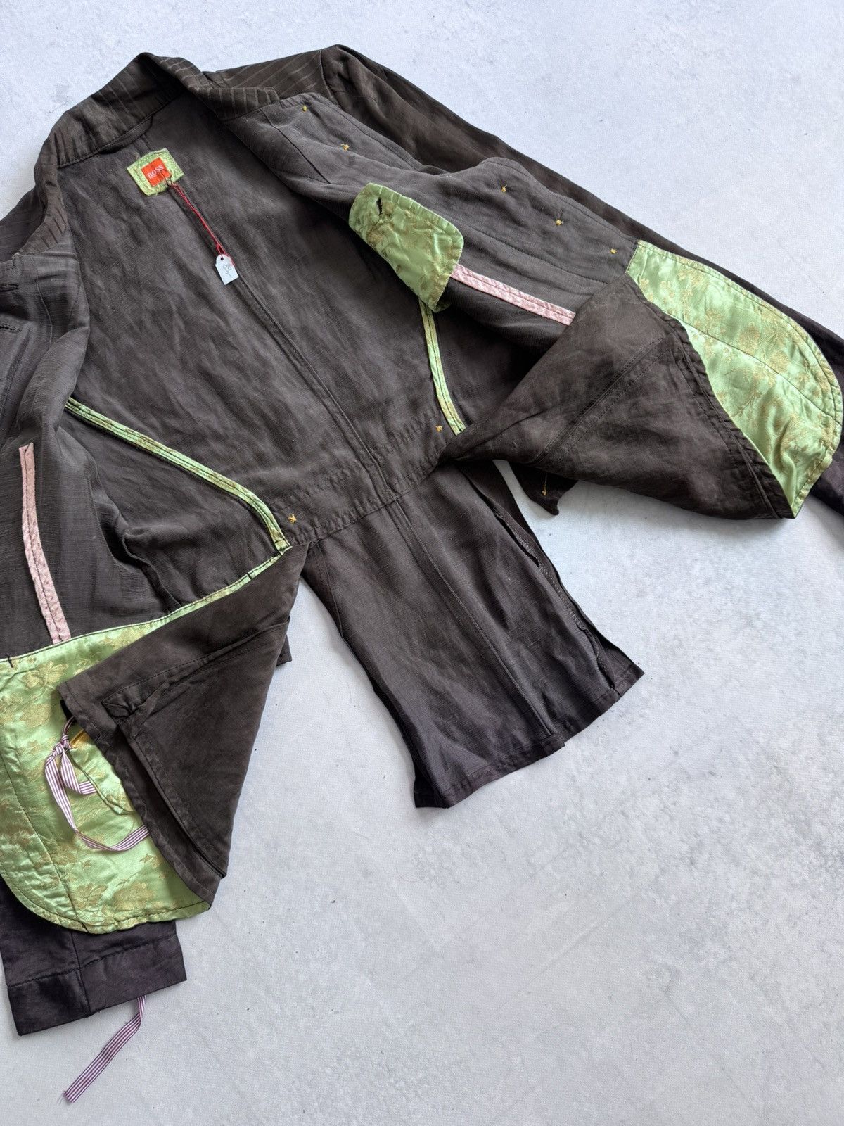 Hugo Boss Vintage Hugo Boss 00s Japan Style Archive Women’s Trench Size S / US 4 / IT 40 - 10 Thumbnail