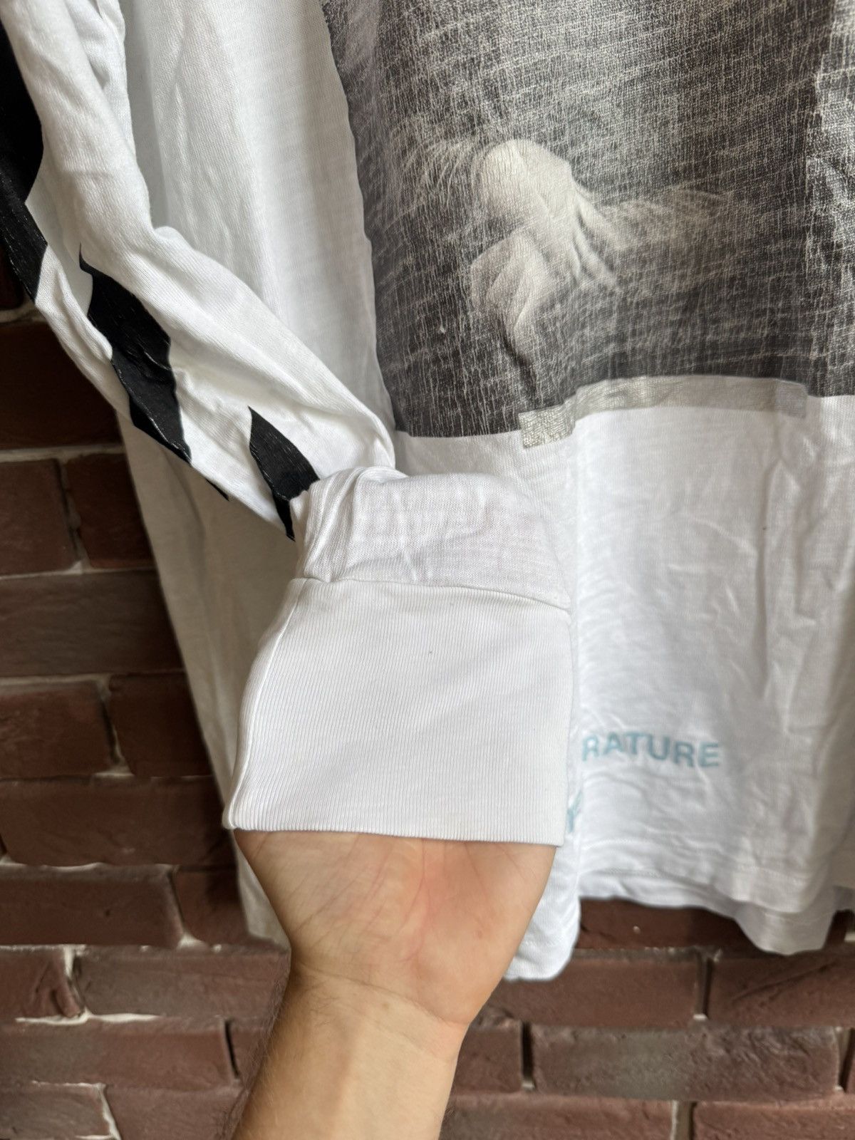 Off-White Off White Mona Lisa Longsleeve Rare Streetwear Virgil Abloh Size US XL / EU 56 / 4 - 16 Thumbnail