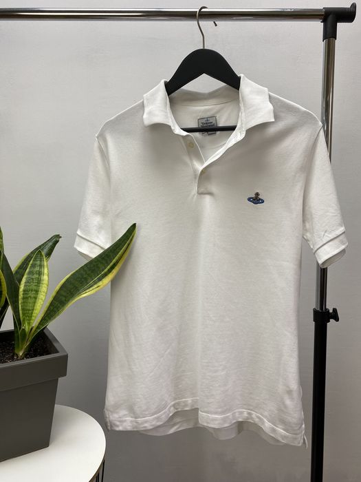 Vivienne westwood 2024 white polo shirt