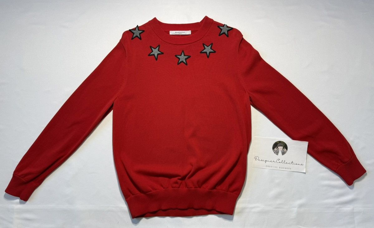 Givenchy GIVENCHY Black Star Knit Sweatshirt M Size US M / EU 48-50 / 2 - 1 Thumbnail