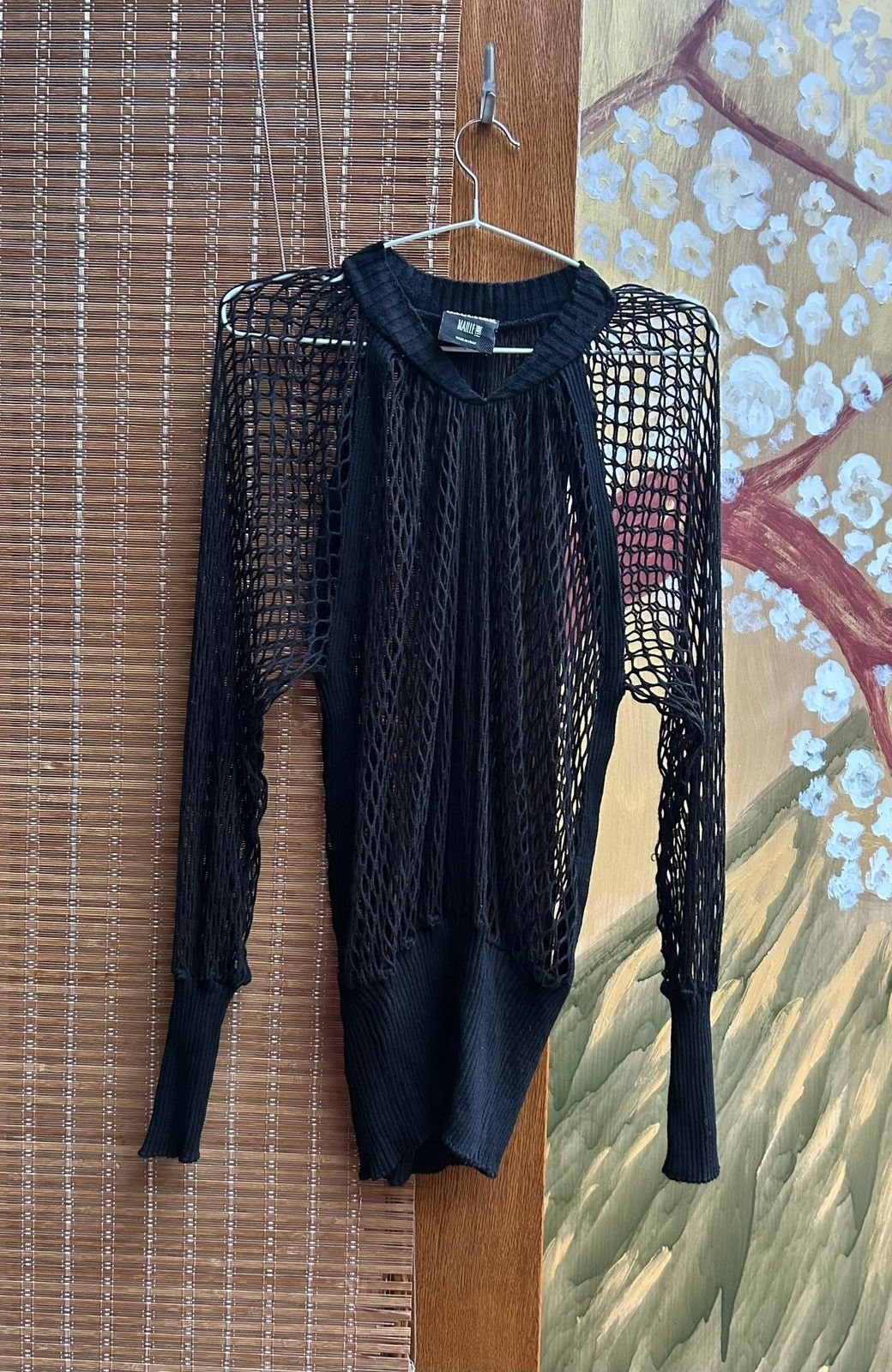 Jean Paul Gaultier Jean Paul Gaultier Maille Cotton Fishnet Crochet Sweater Size S / US 4 / IT 40 - 1 Thumbnail