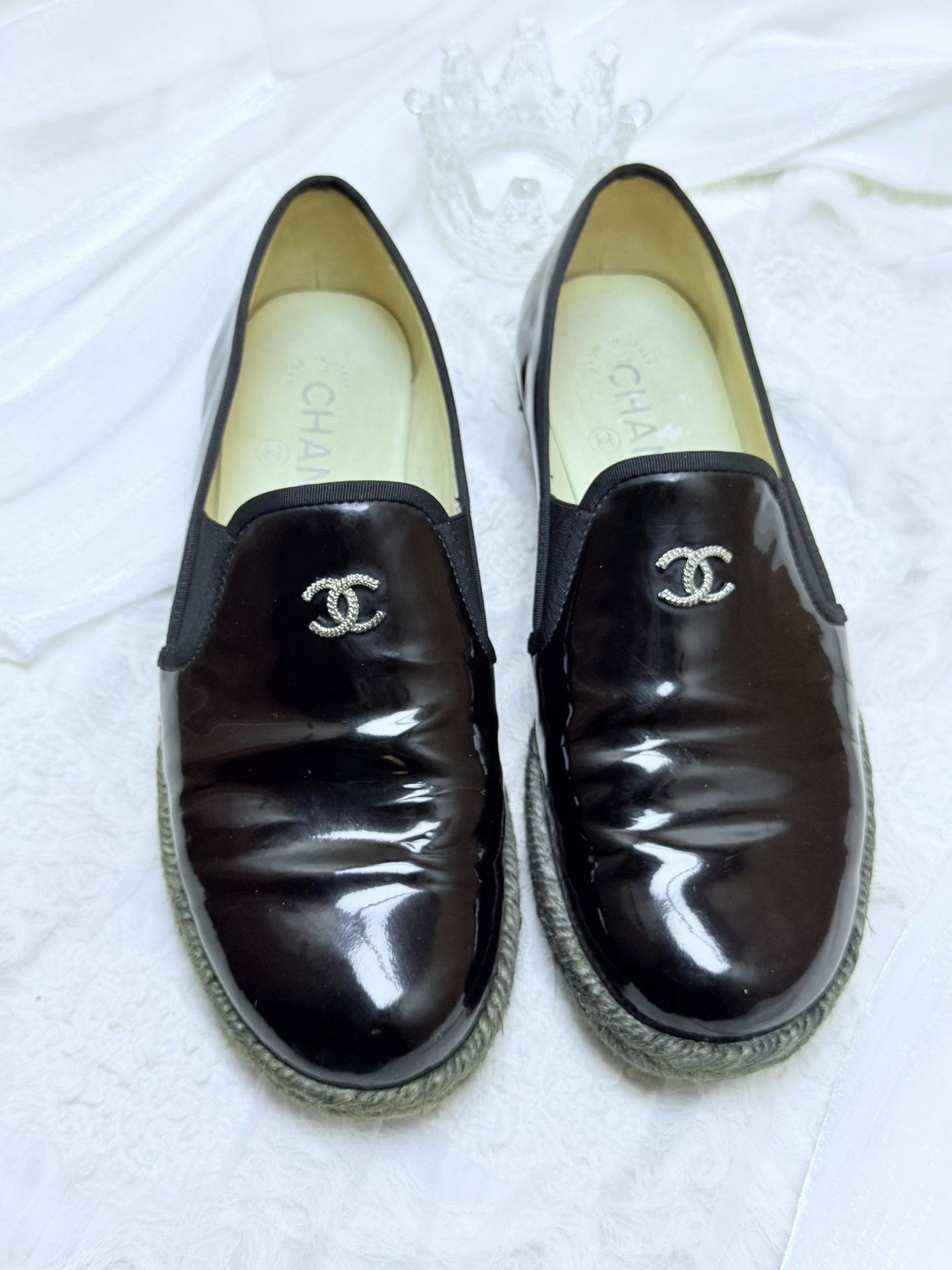 Chanel Chanel Knit Black Lowtop Sneakers us_6 Women Size US 6 / IT 36 - 1 Thumbnail
