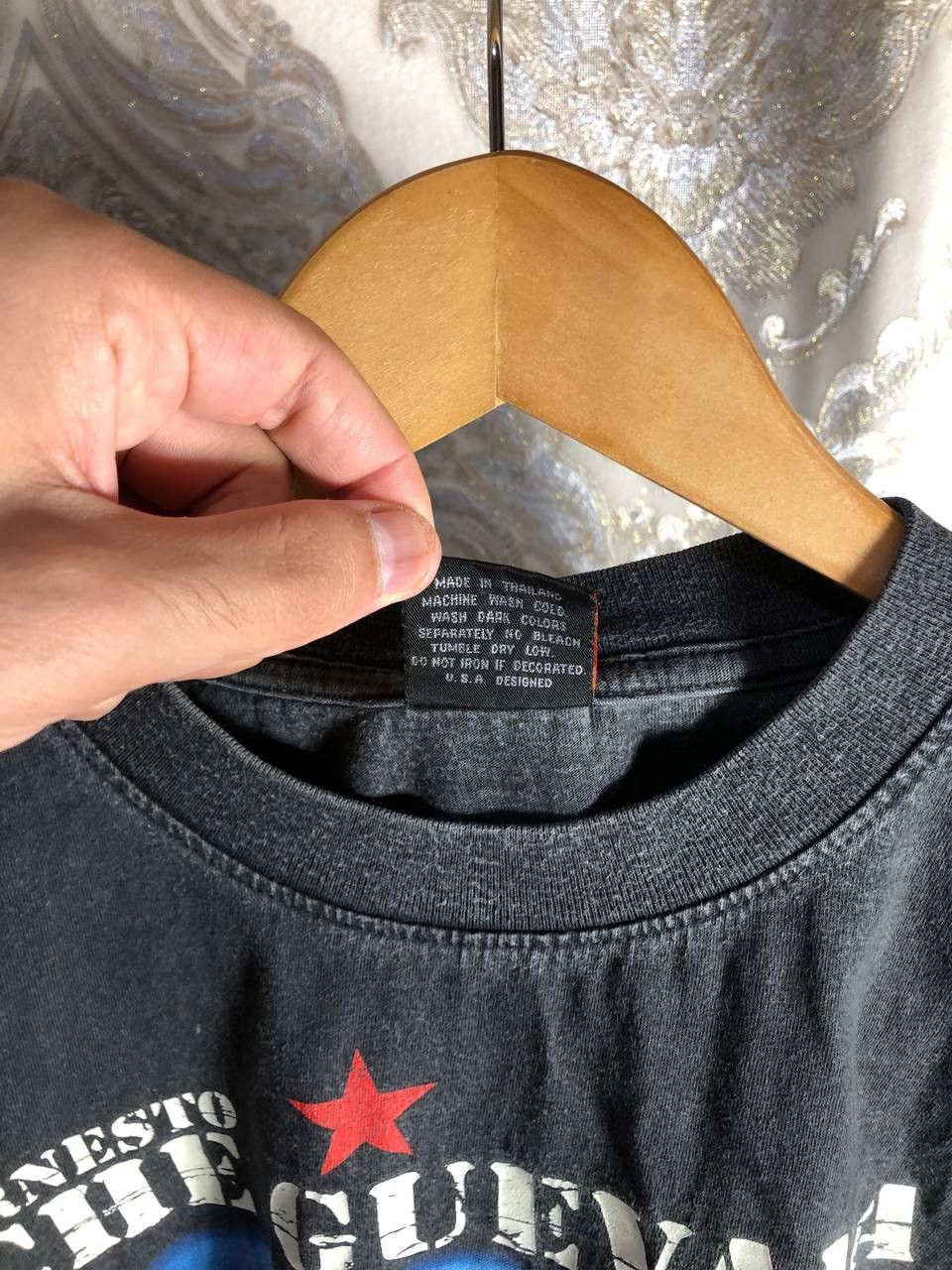 Vintage VERY RARE ERNESTO CHE GUEVARA BIG LOGO T-SHIRT RETRO Y2K 90s Size US XL / EU 56 / 4 - 4 Thumbnail
