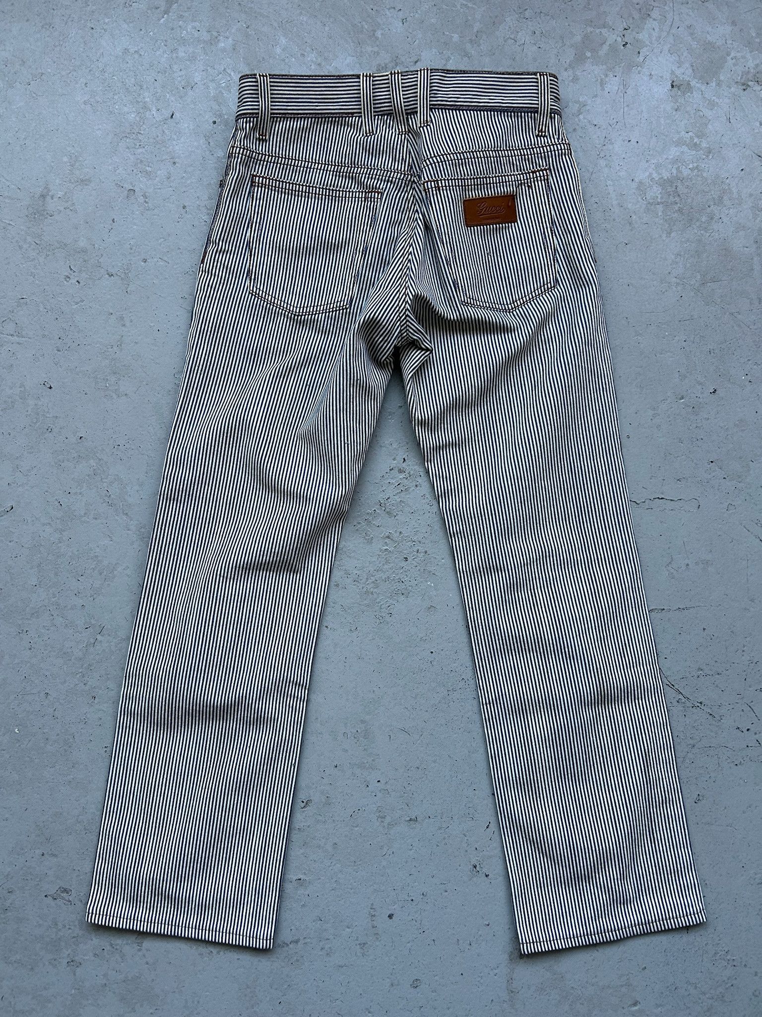 Gucci Gucci Striped Cotton Bottoms Size US 27 - 3 Thumbnail
