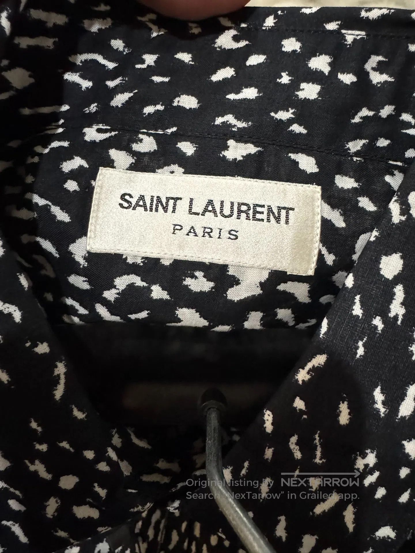 Saint Laurent Paris Saint Laurent Paris Original Leopard Print Men's Shirt| Size US XS / EU 42 / 0 - 4 Thumbnail
