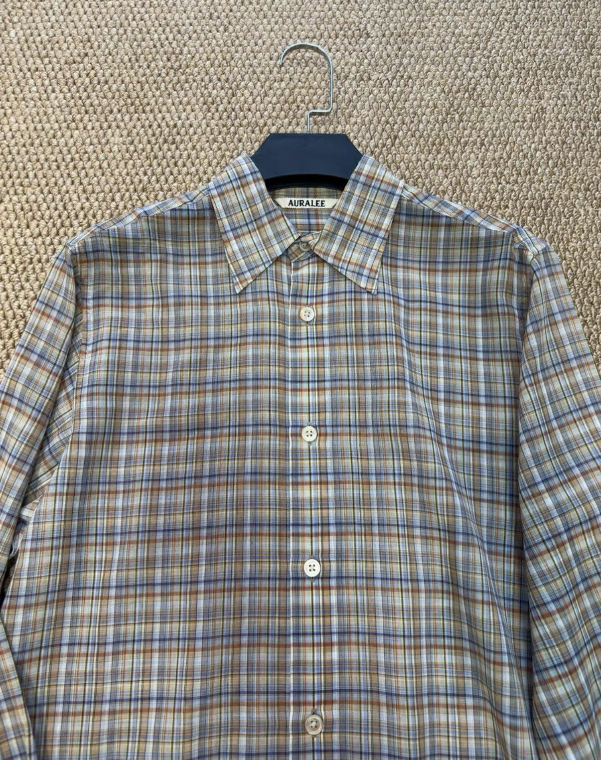 Auralee Auralee Wool Shirt K23 Size US S / EU 44-46 / 1 - 4 Thumbnail