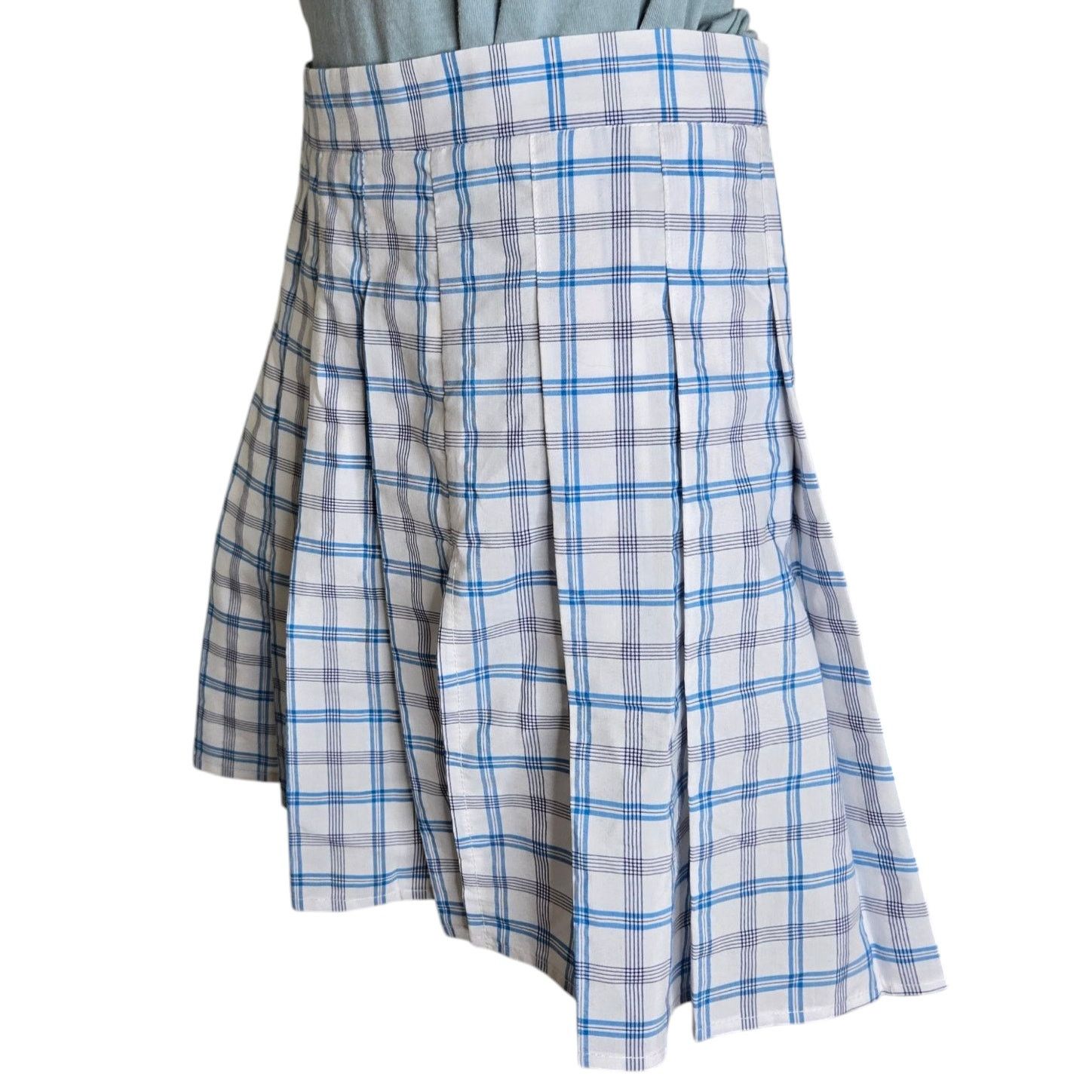 Shein Shein Womens Plaid Pleated Mini Skirt Medium Size 6 Anime Size 28" / US 6 / IT 42 - 4 Thumbnail