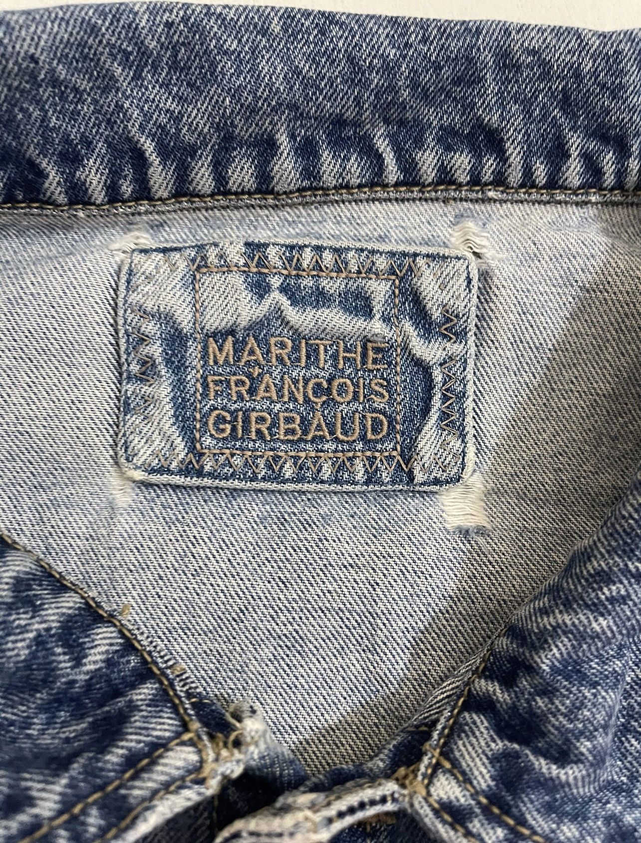 Marithe + Francois Girbaud Marithe Francois Girbaud denim jacket sleevless Size US XXL / EU 58 / 5 - 7 Thumbnail