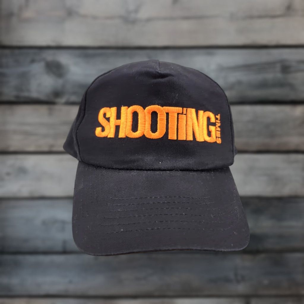 Vintage VINTAGE Shooting Times High Profile SnapBack Trucker Hat Cap Mens Adjustable Black Hat Size ONE SIZE - 1 Thumbnail