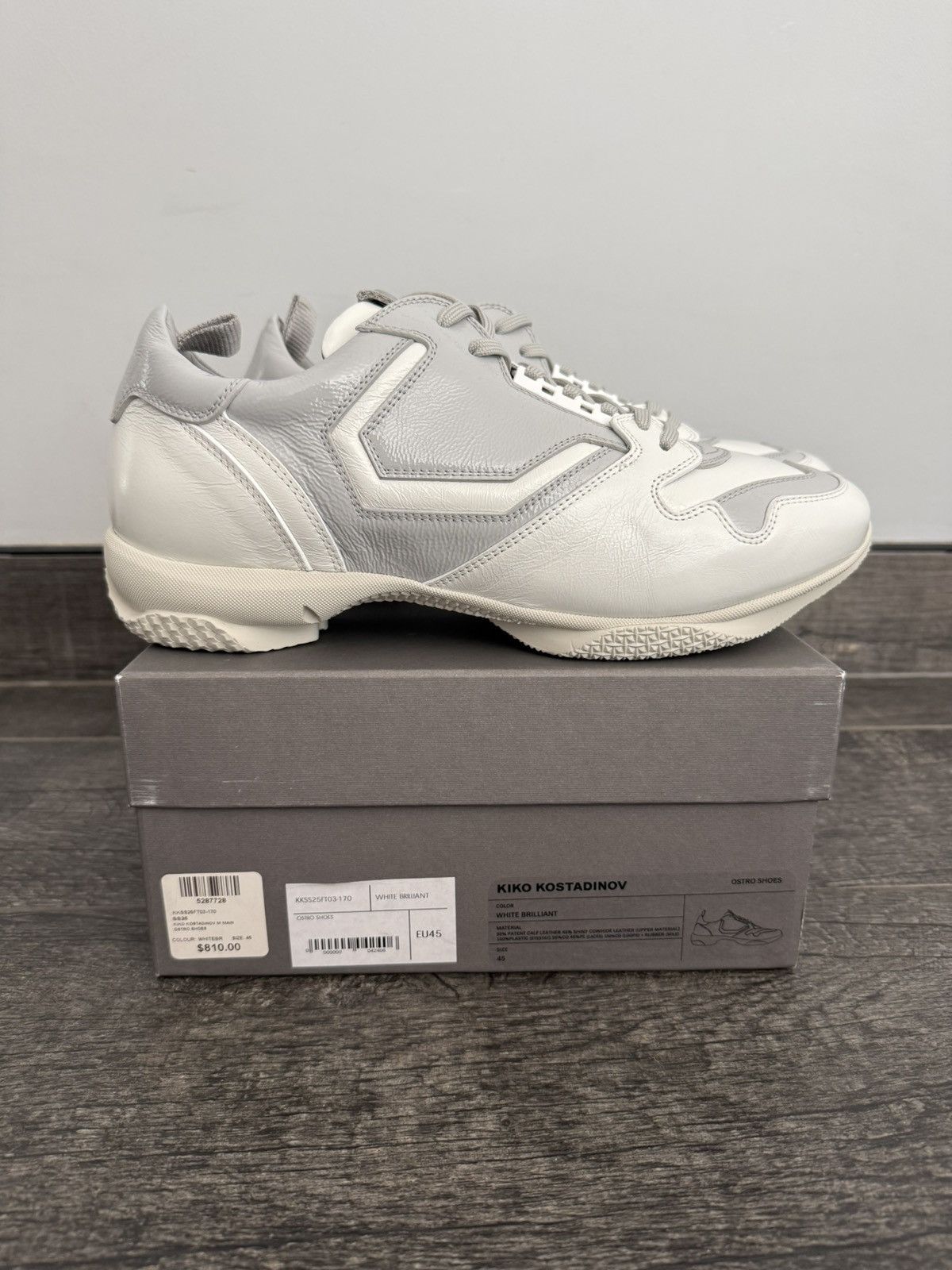 Kiko Kostadinov [NEW] Kiko Kostadinov SS25 Ostro Shoe White Brilliant Size US 12 / EU 45 - 4 Thumbnail