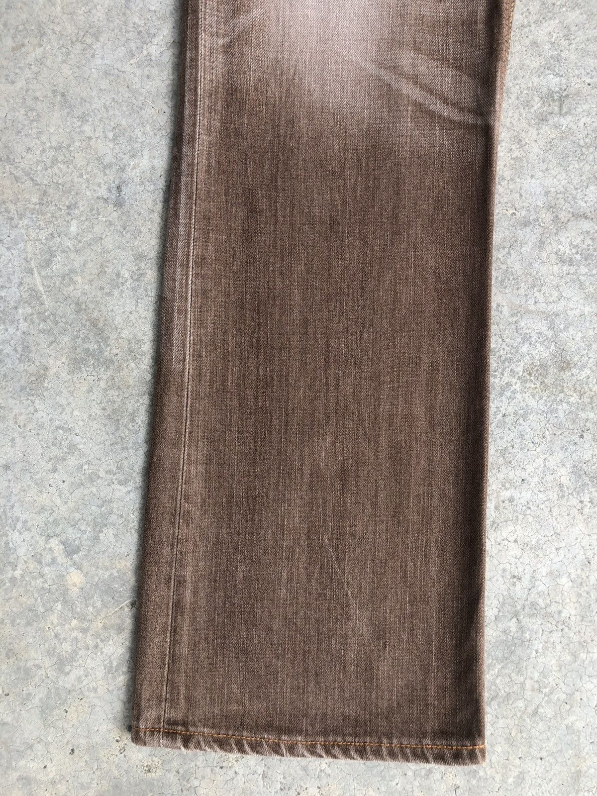 If Six Was Nine Japanese Edwin 503 Flared Jeans Distressed Size US 33 - 6 Thumbnail
