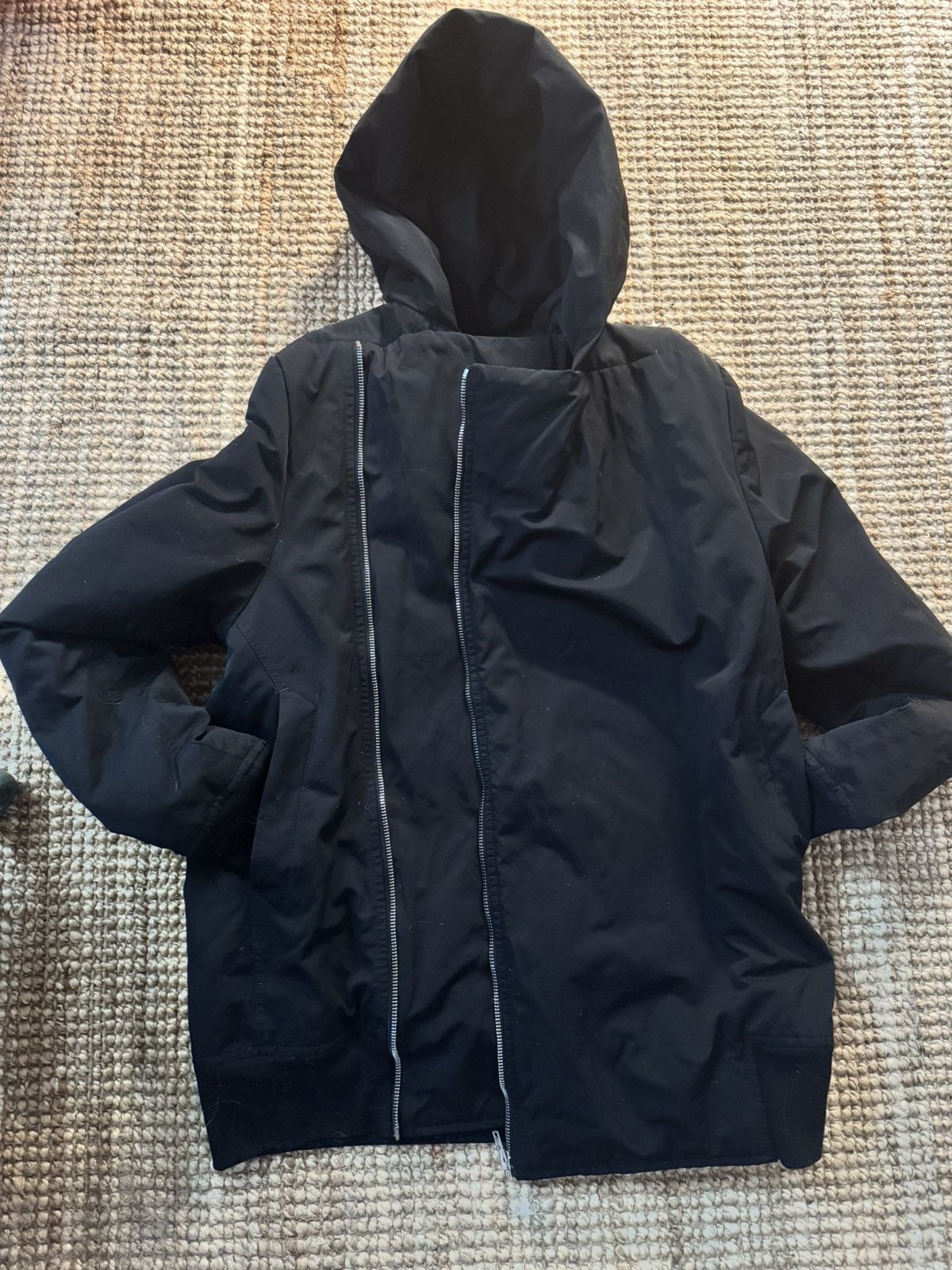 Rick Owens Drkshdw Rick owens FW13 PLINTH hooded down filled bomber jacket Size US M / EU 48-50 / 2 - 4 Thumbnail