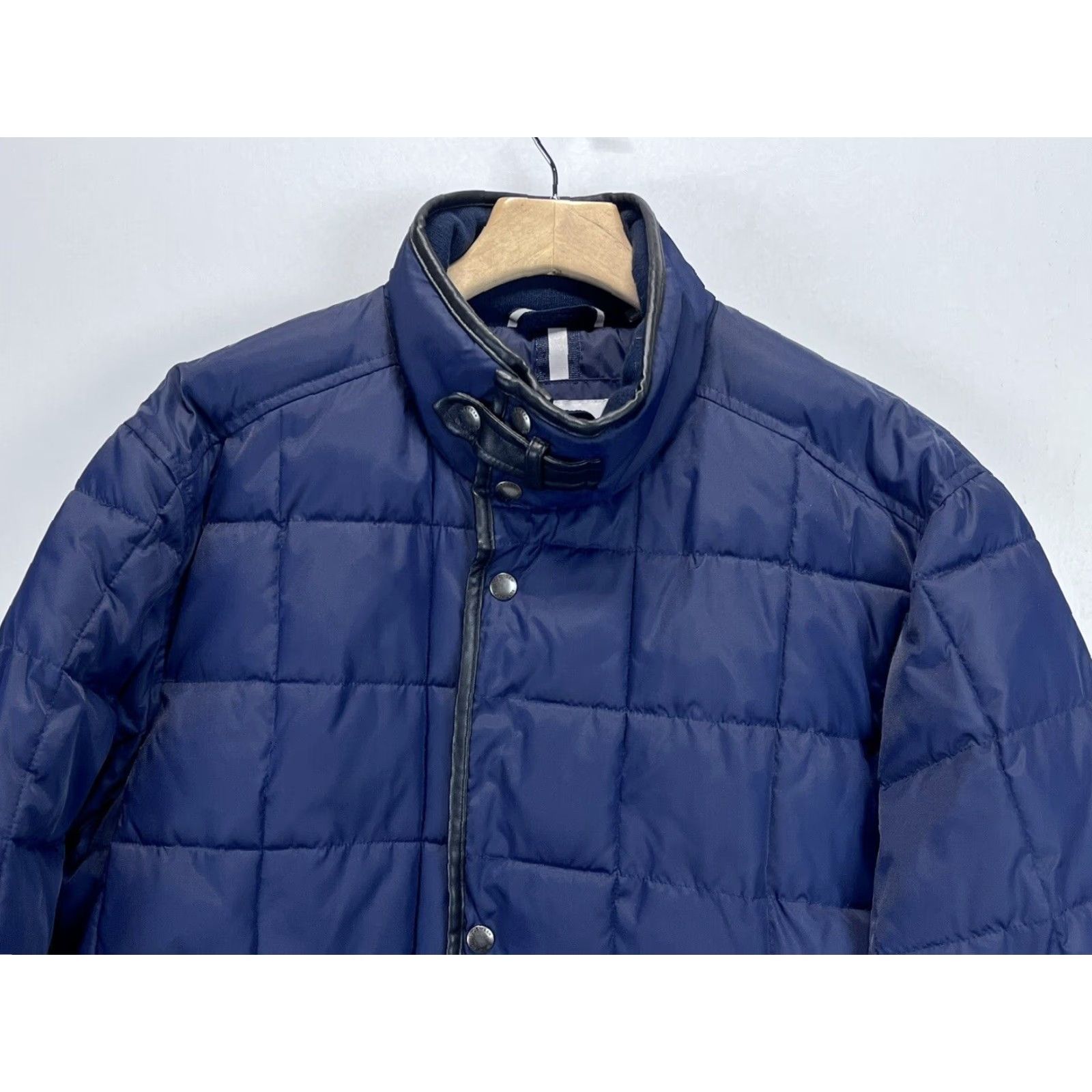 Cole Haan Cole Haan Quilted Puffer Jacket Coat Sz Medium Mens Winter Navy Boxy Field Size US M / EU 48-50 / 2 - 3 Thumbnail