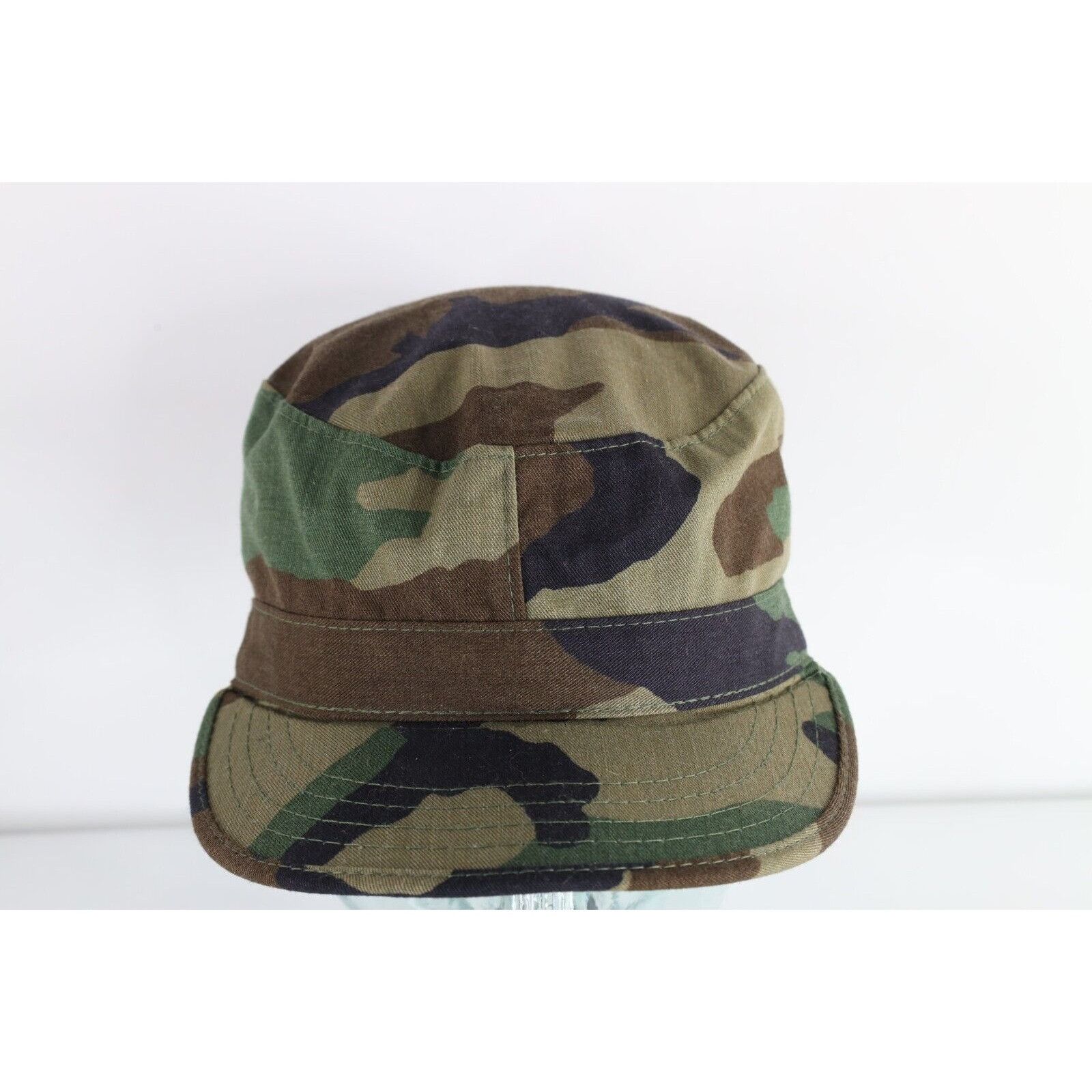 Vintage Vintage 80s Military Issue Camouflage Combat Field Cap Hat Size ONE SIZE - 1 Thumbnail