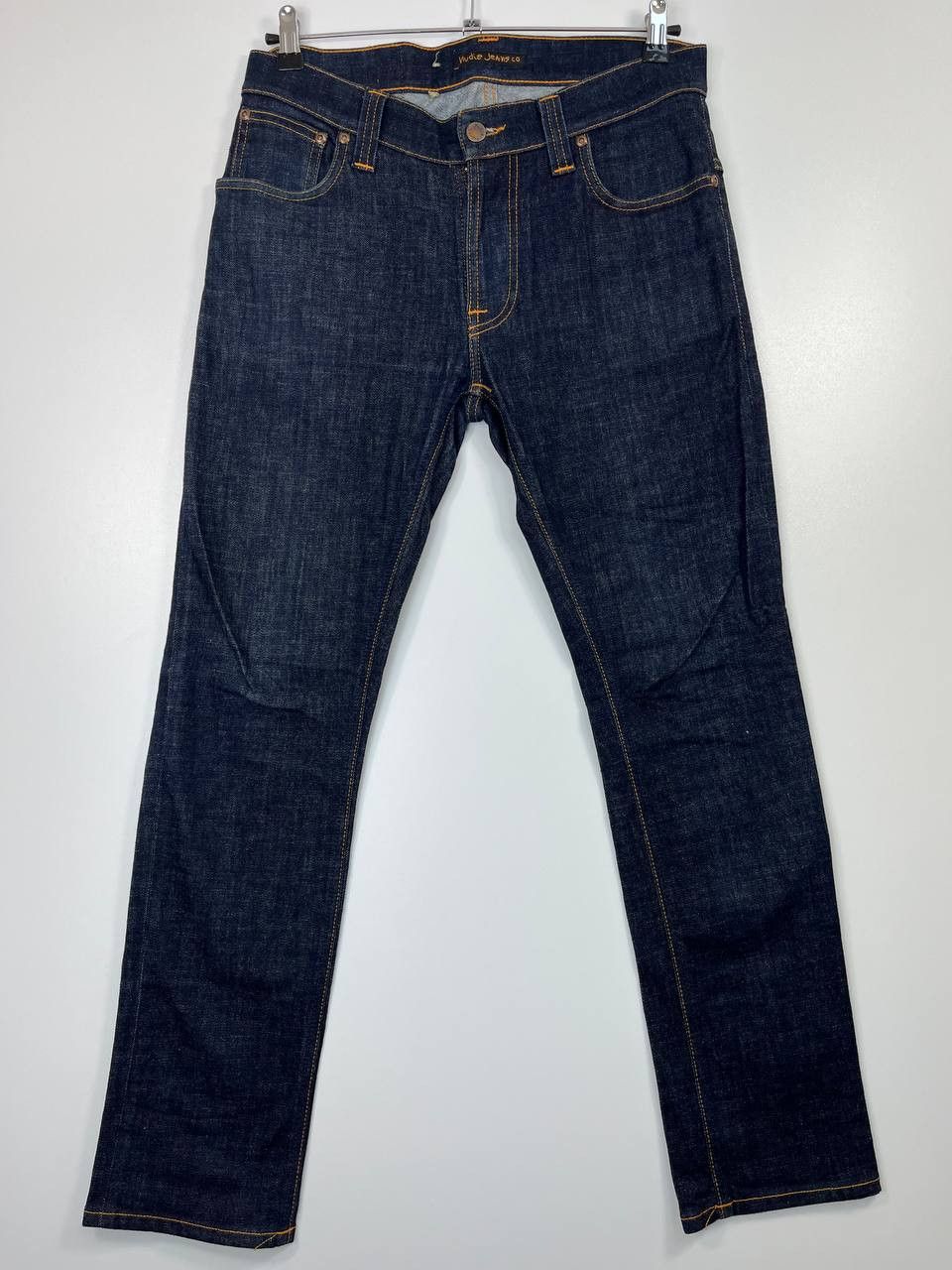 Other Nudie Jeans Co Organic Cotton Slim Fit Dark Denim Size L Size US 30 / EU 46 - 1 Thumbnail