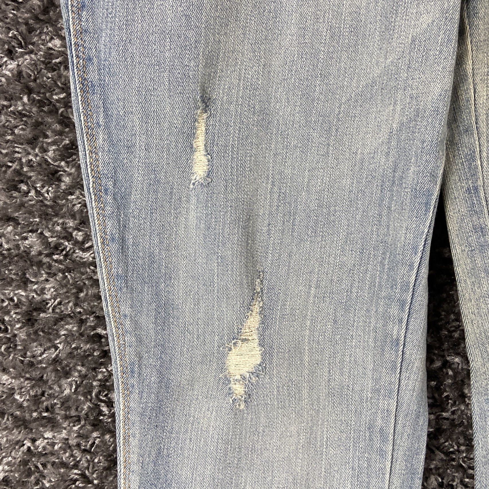 Vintage NEW Generra Distressed Skinny Jeans Blue Women’s 13 Size 34" / US 12 / IT 48 - 4 Thumbnail