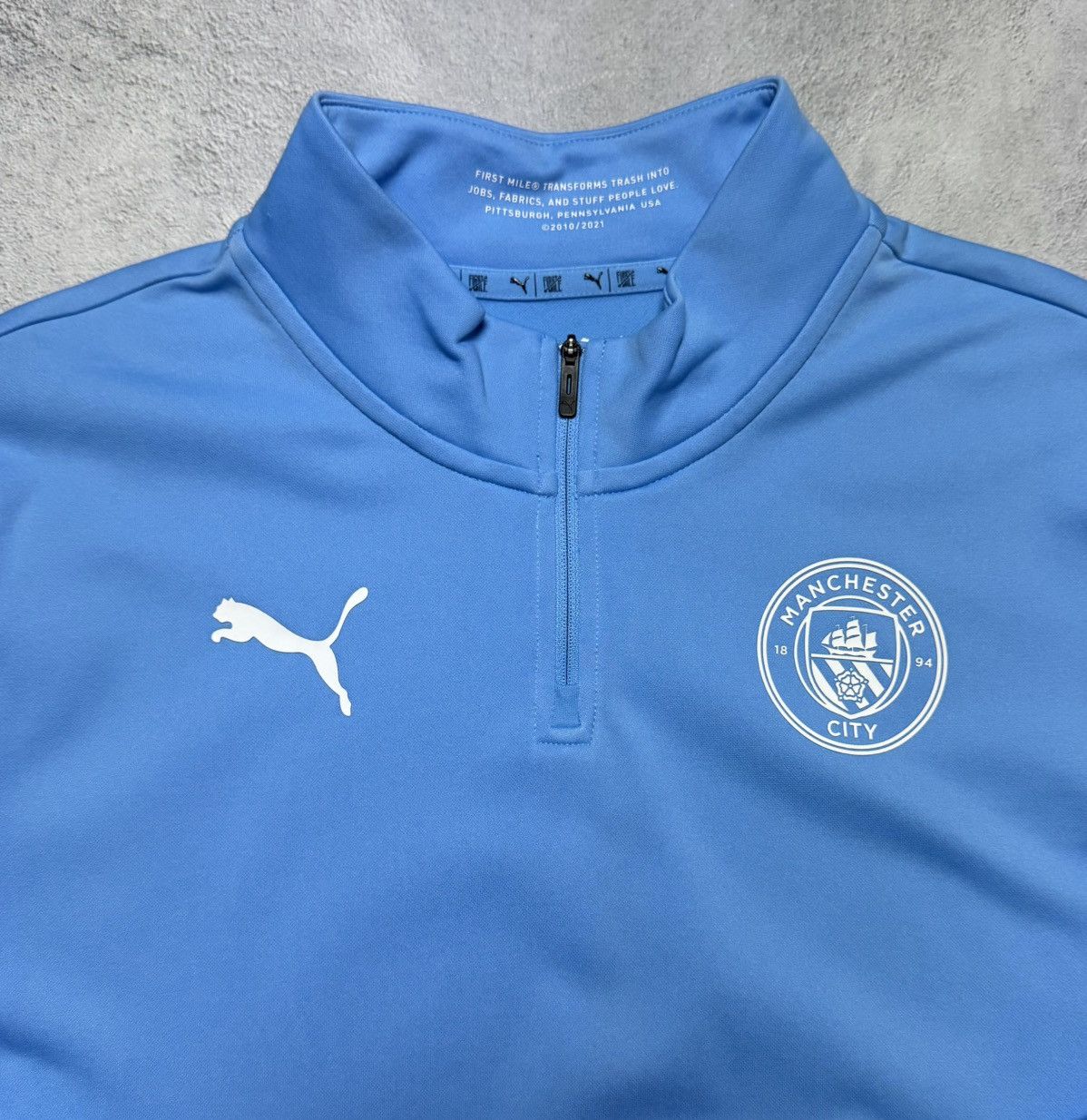 Puma Manchester City 2020 2021 Football Shirt Soccer Top Puma Size US L / EU 52-54 / 3 - 7 Thumbnail