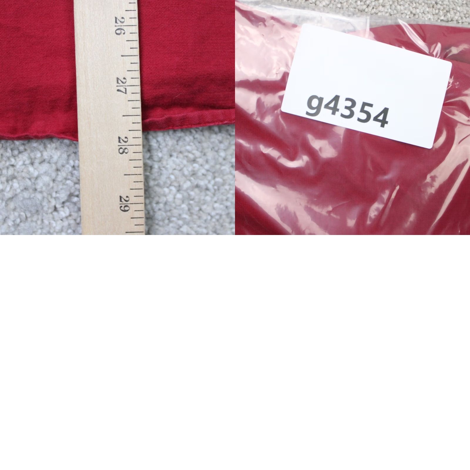 Allsaints All Saints Red Shirt Men XL Long Sleeve Button Spital Fields Pocket Collar Size US XL / EU 56 / 4 - 9 Thumbnail