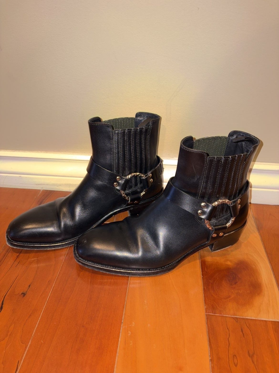 McQ Alexander McQueen alexander McQueen Hammered ring cowboy boots Size US 8 / EU 41 - 2 Thumbnail