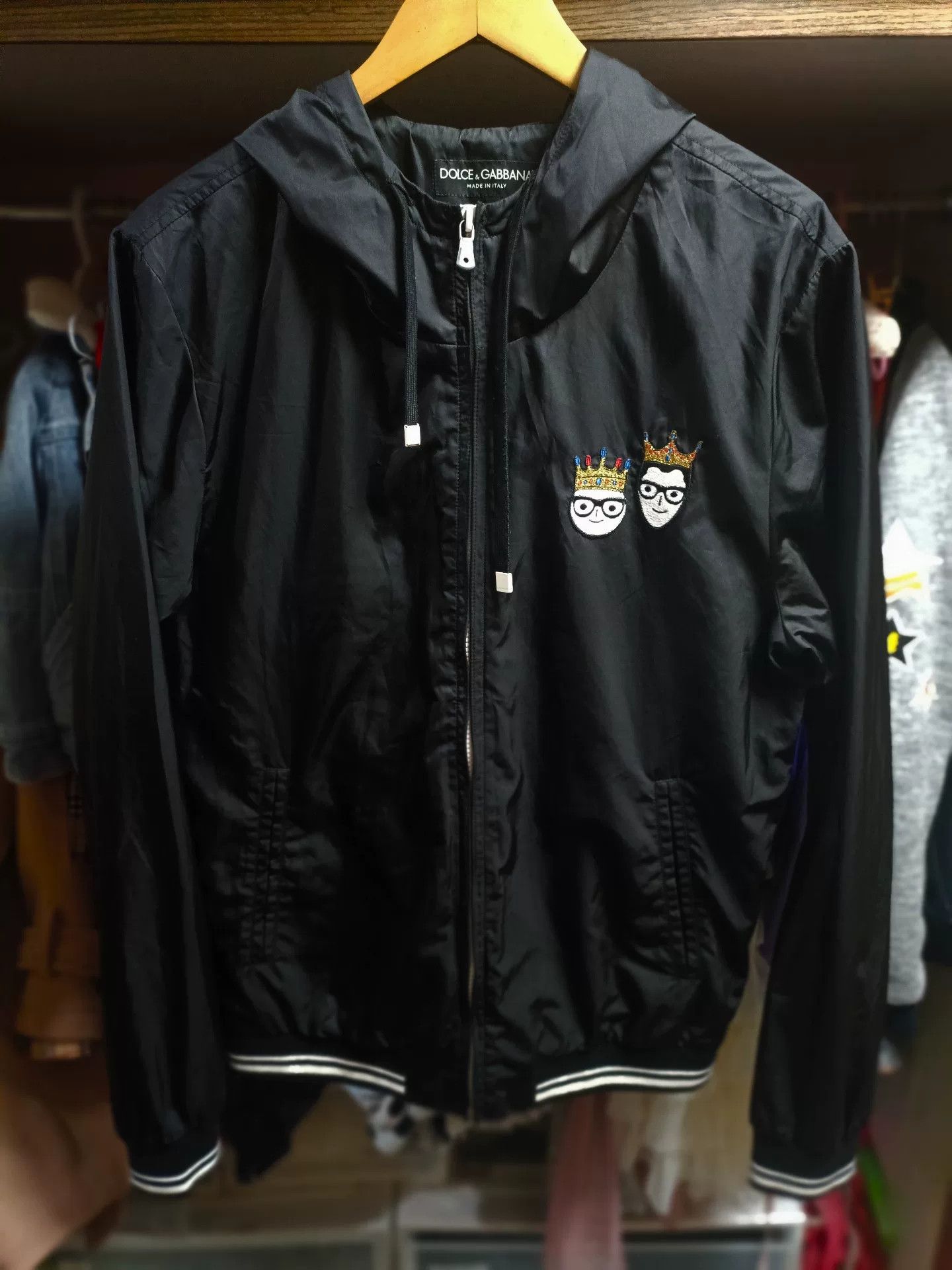 Dolce & Gabbana DG Crown Heavy Embroidery Hoodie Jacket Size US M / EU 48-50 / 2 - 1 Thumbnail