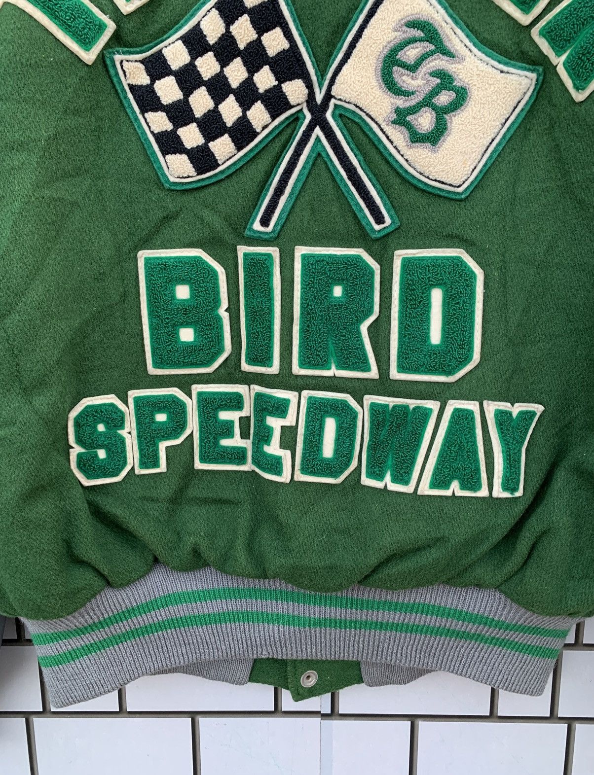 Vintage Vintage Thunder Bird Speed Way Bomber Varsity Jacket Size US S / EU 44-46 / 1 - 13 Thumbnail
