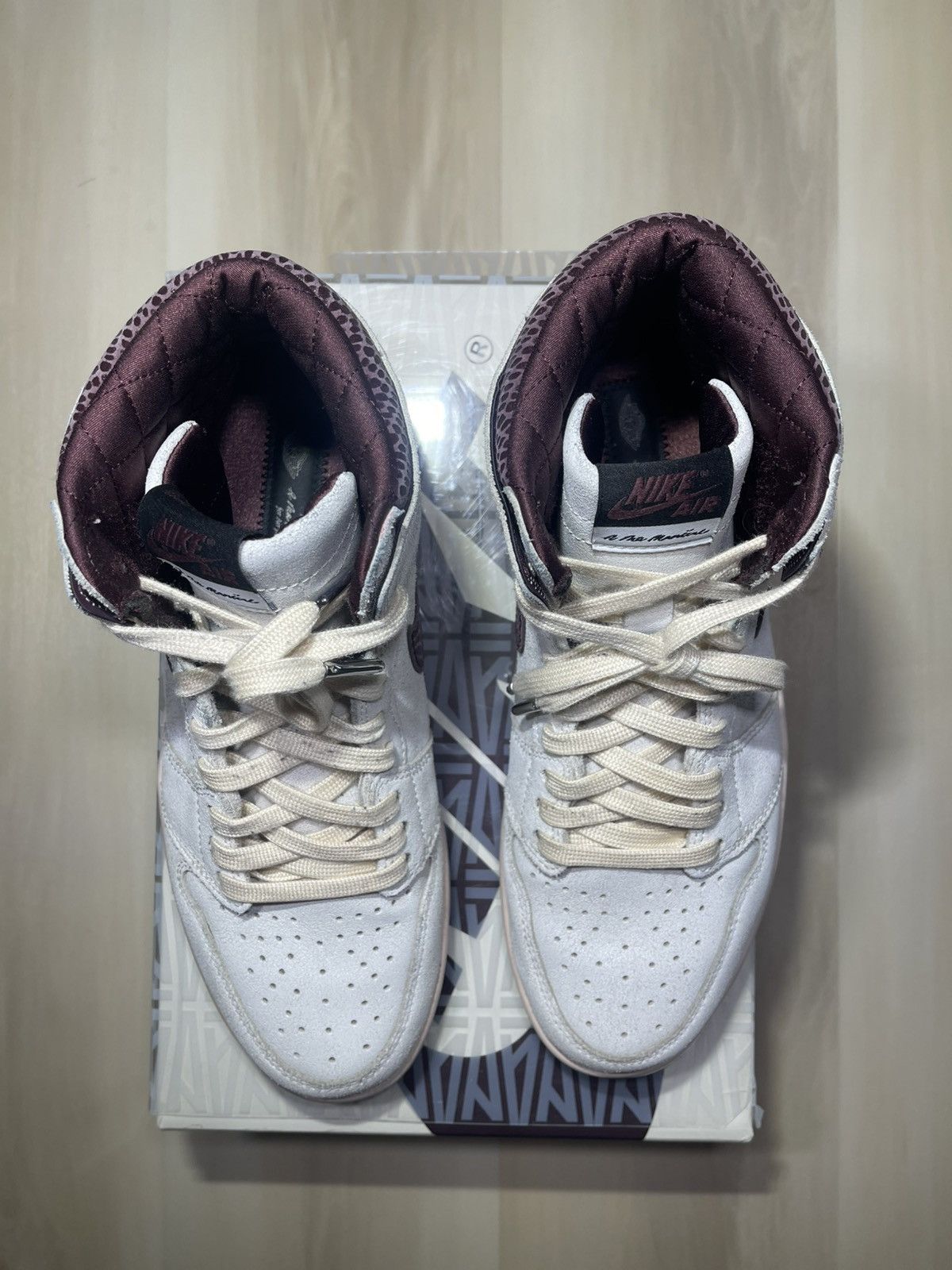 Jordan Brand Men’s A Ma Maniére x Air Jordan 1 High OG “Airness” Sz 10.5 Size US 10.5 / EU 43-44 - 2 Thumbnail